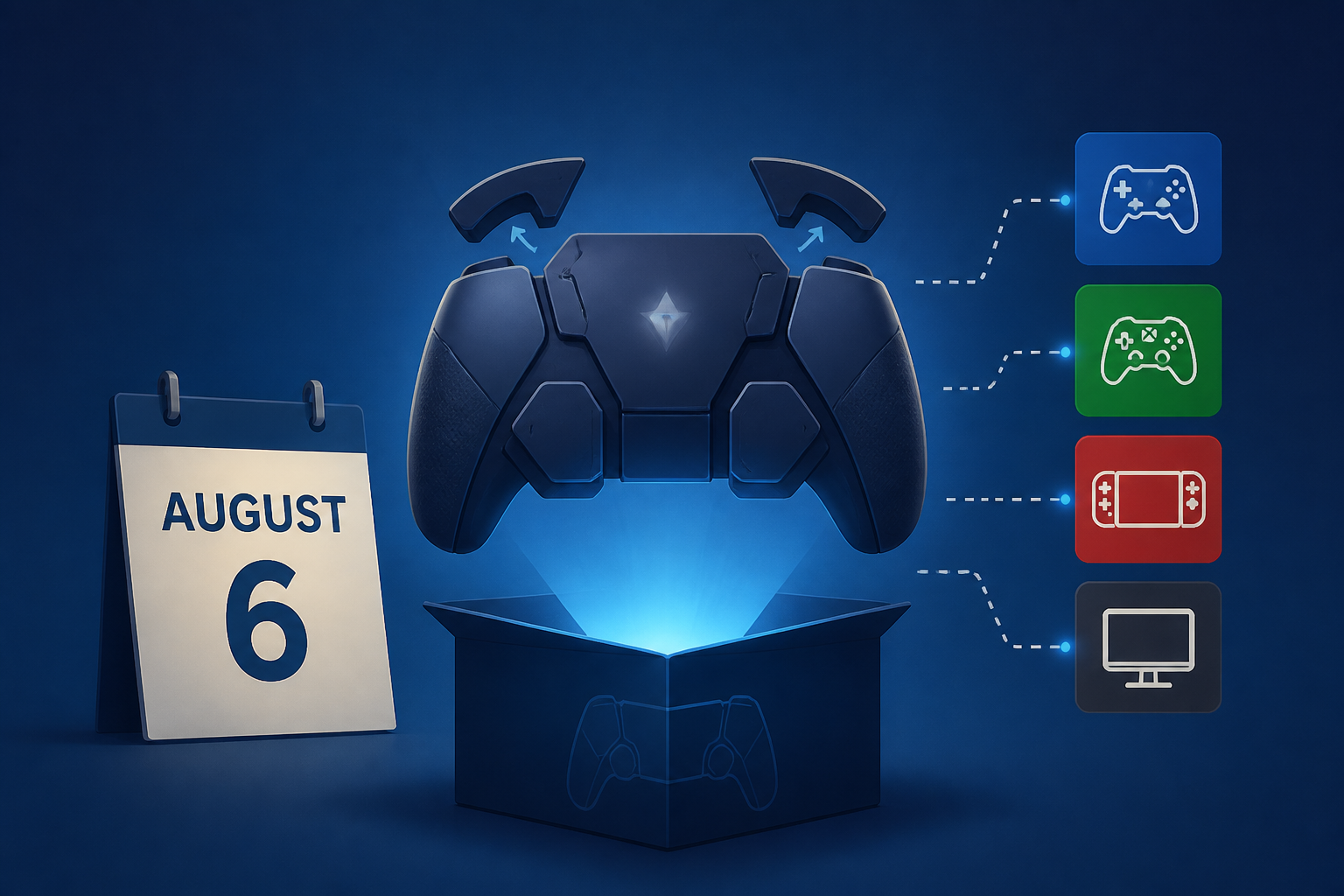 Changeable Guardian ESTIQUE for PS5, Xbox Series, Switch, and PC launches August 6