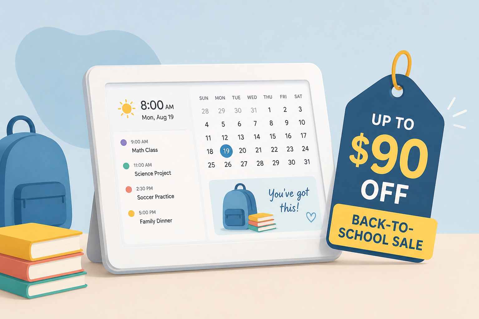 Skylight’s smart calendars are up to $90 off during its back-to-school sale