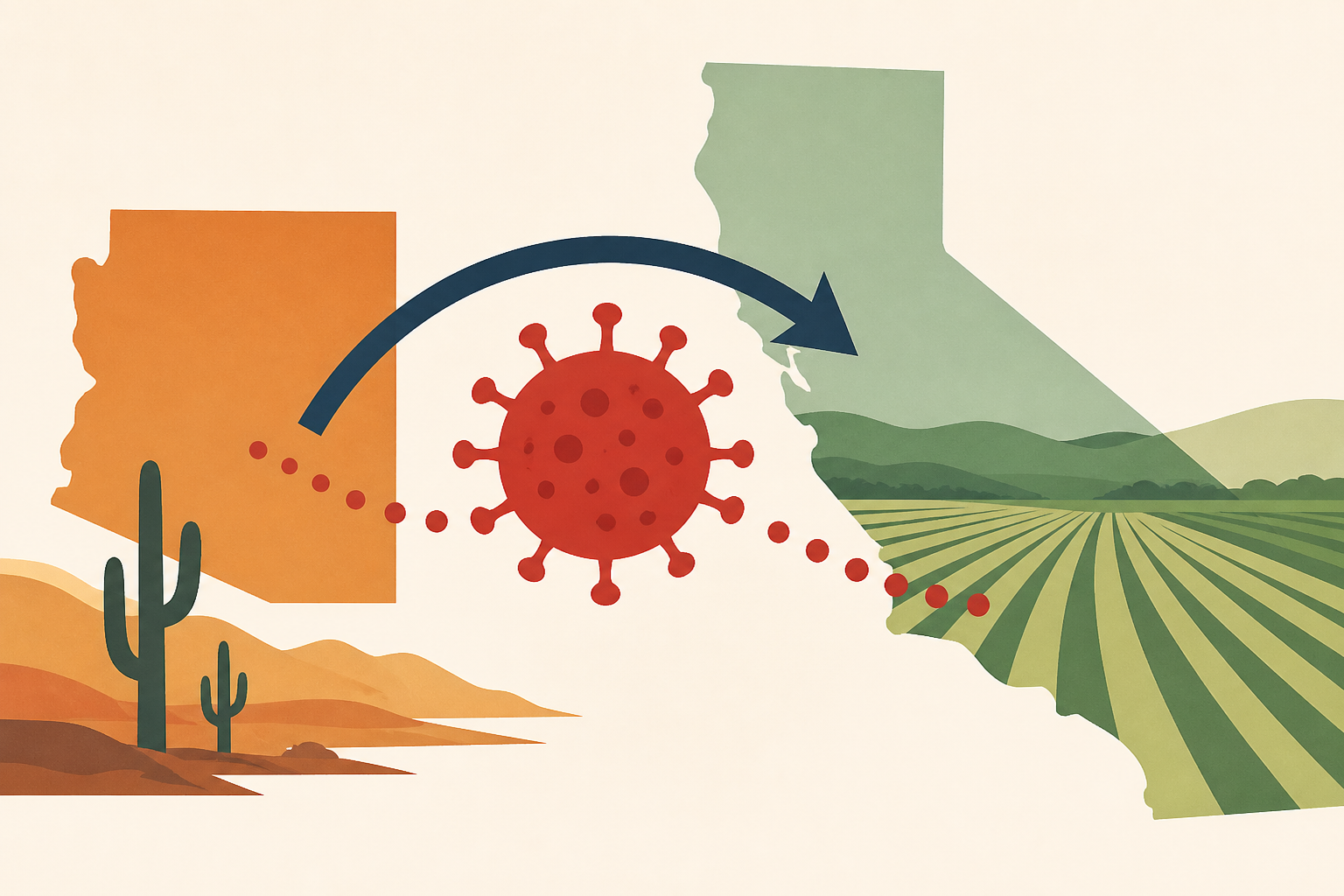 Mass measles outbreak threatens Central Valley after farmworkers left Arizona