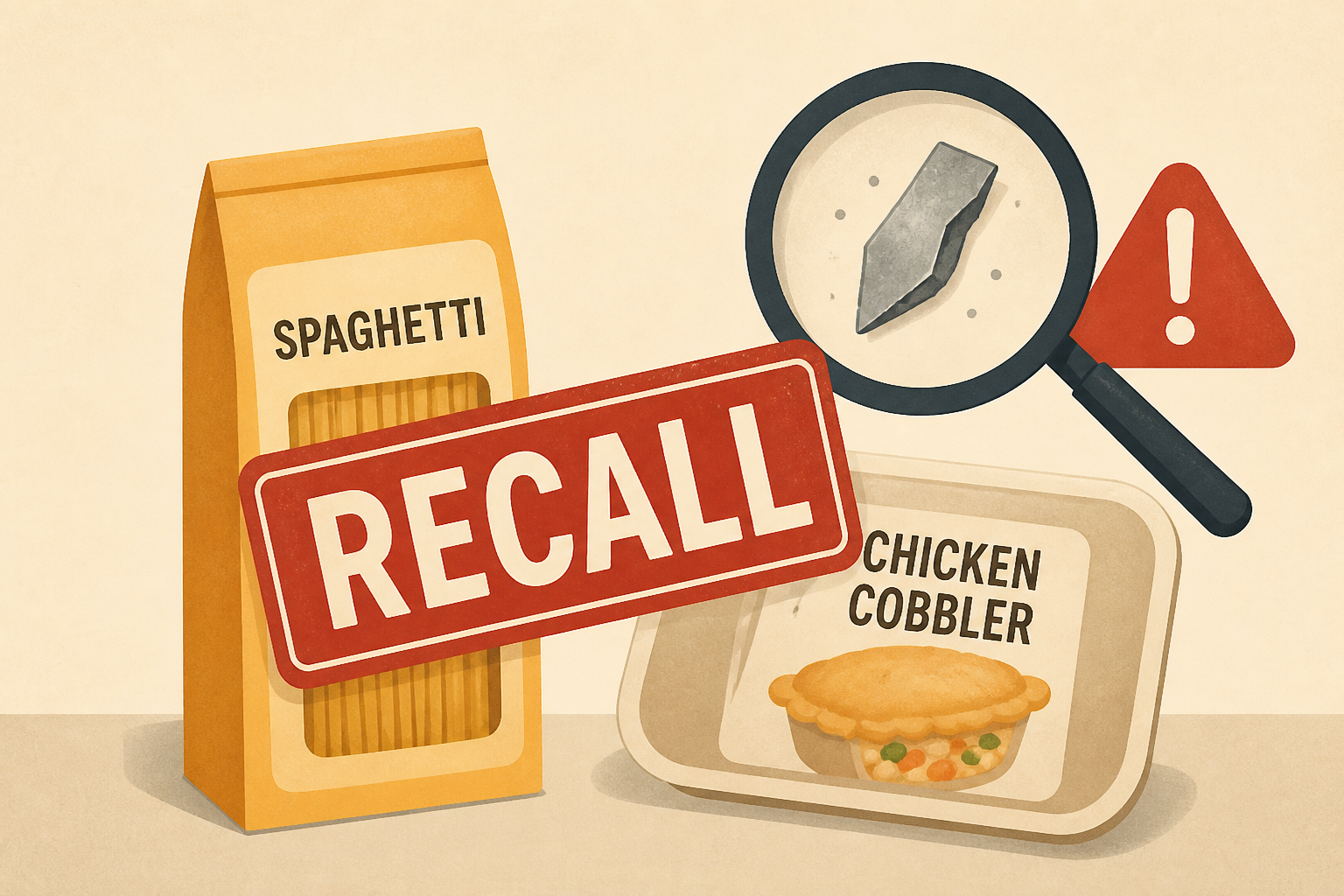 Ukrop's recalls spaghetti, chicken cobbler over metal fears
