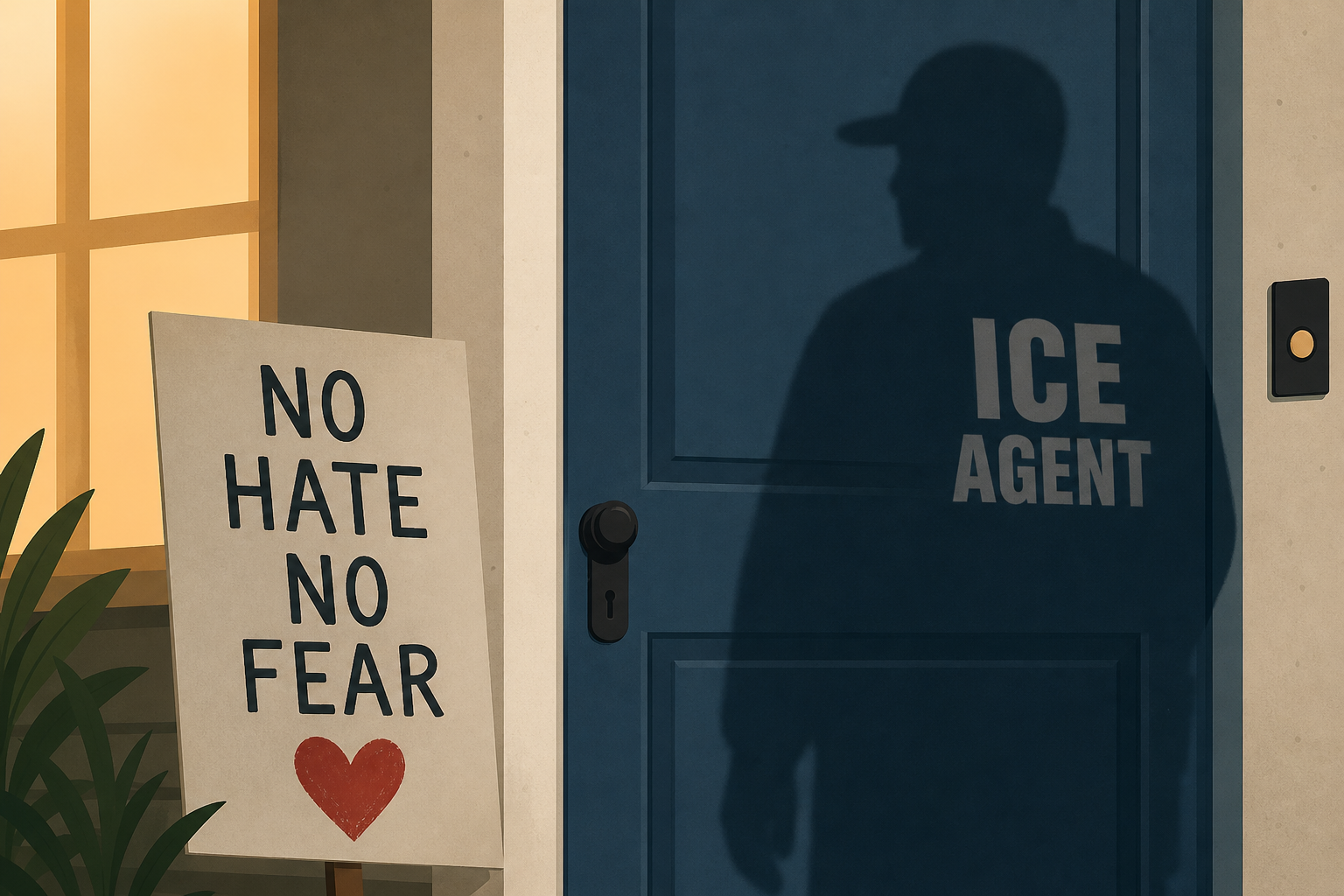 She protested ICE raids. Then agents showed up at her door