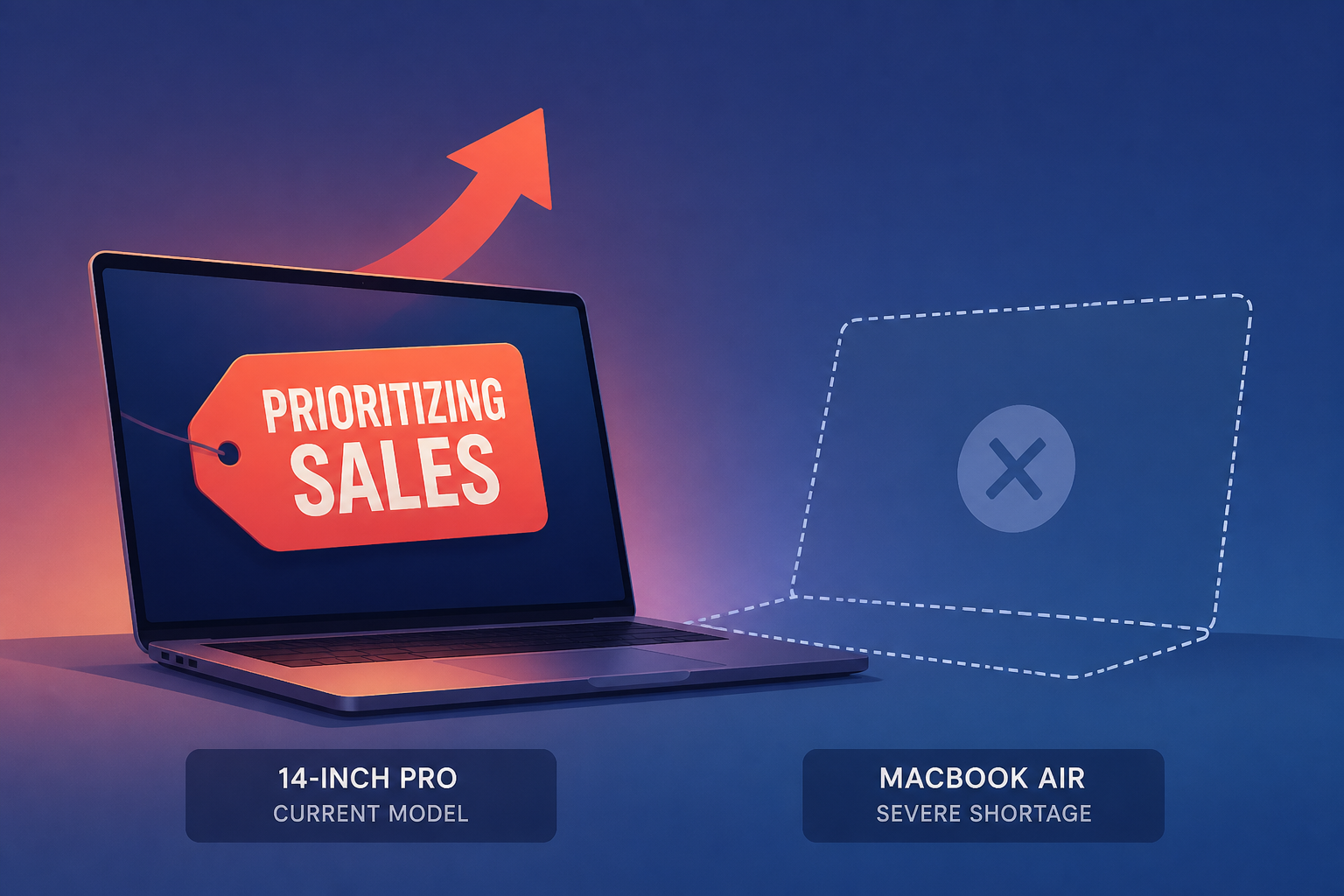 Apple “Prioritizing Sales” Of Current 14-Inch MacBook Pro to Make Way For M6 Refresh Later This Year, MacBook Air Suffering From Severe Shortage