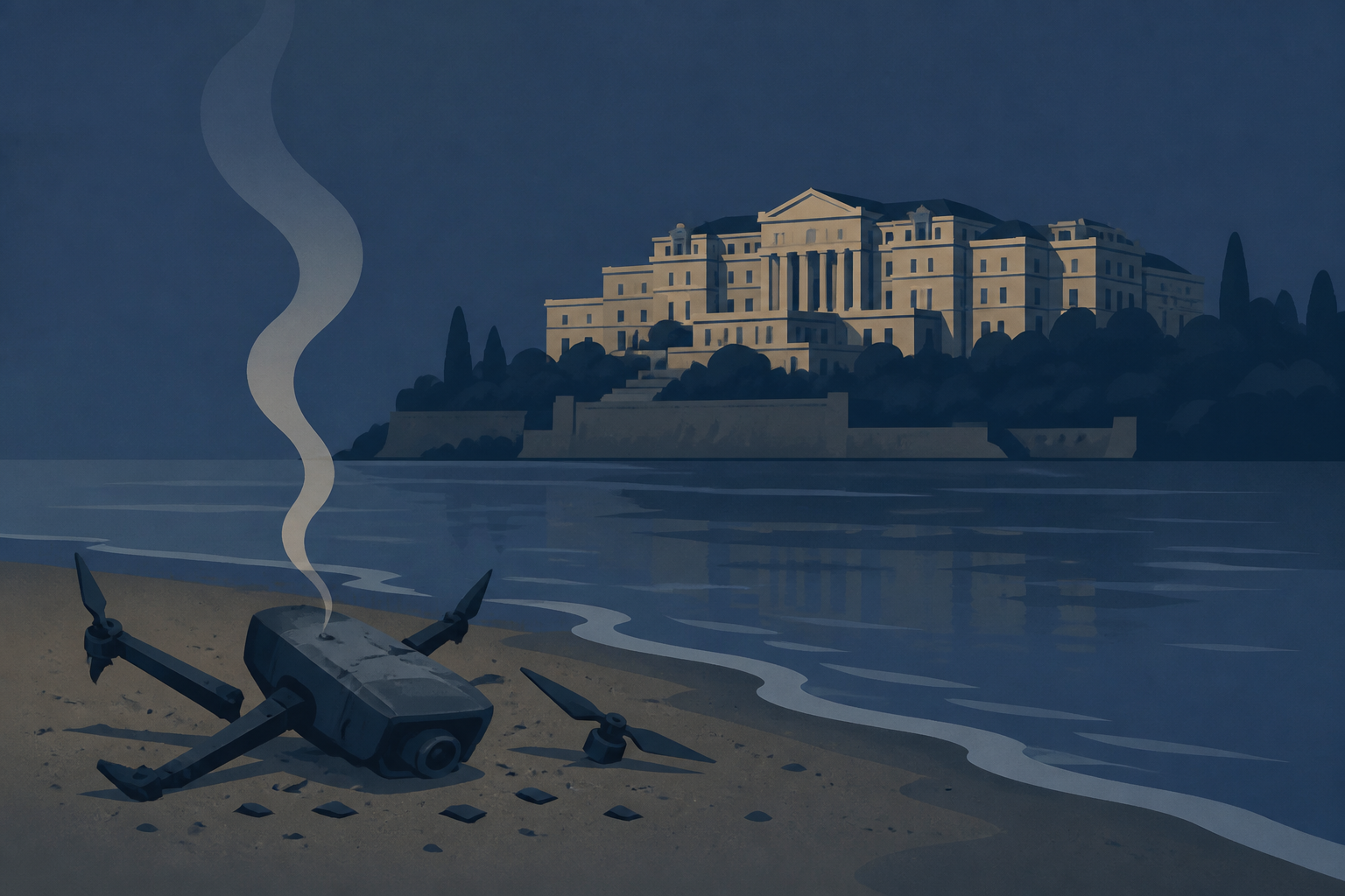 Drone Crashes Near Putin’s Secretive Black Sea Palace, Killing Four on Beach