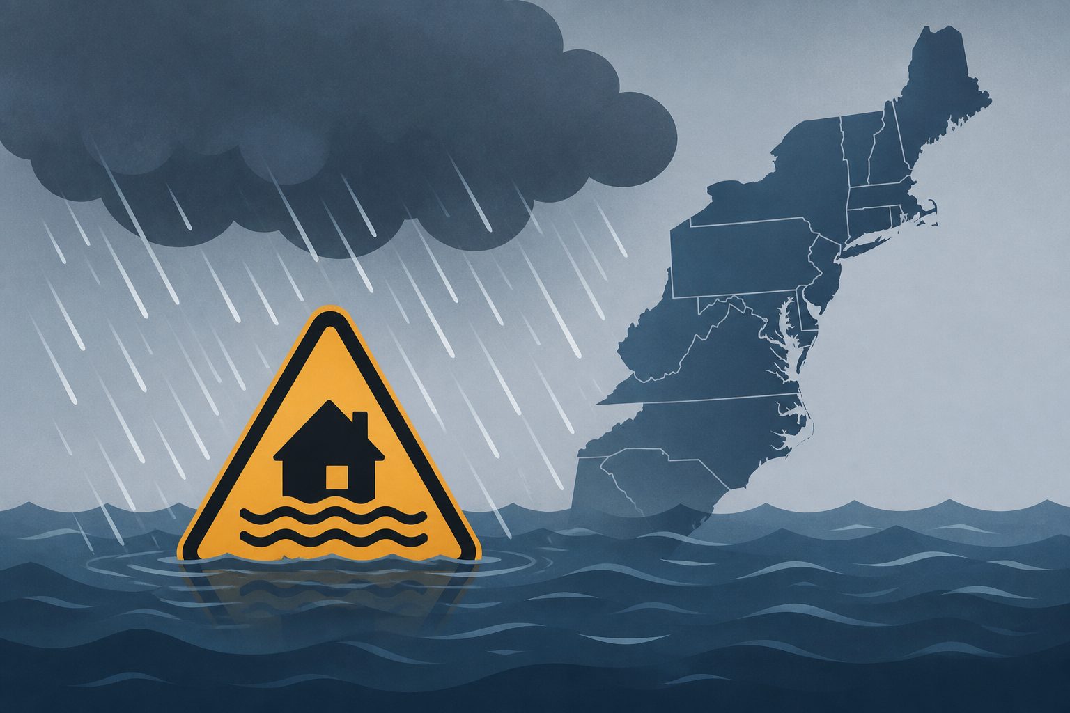 Heavy rain and flash flooding to continue well into the week on the East Coast