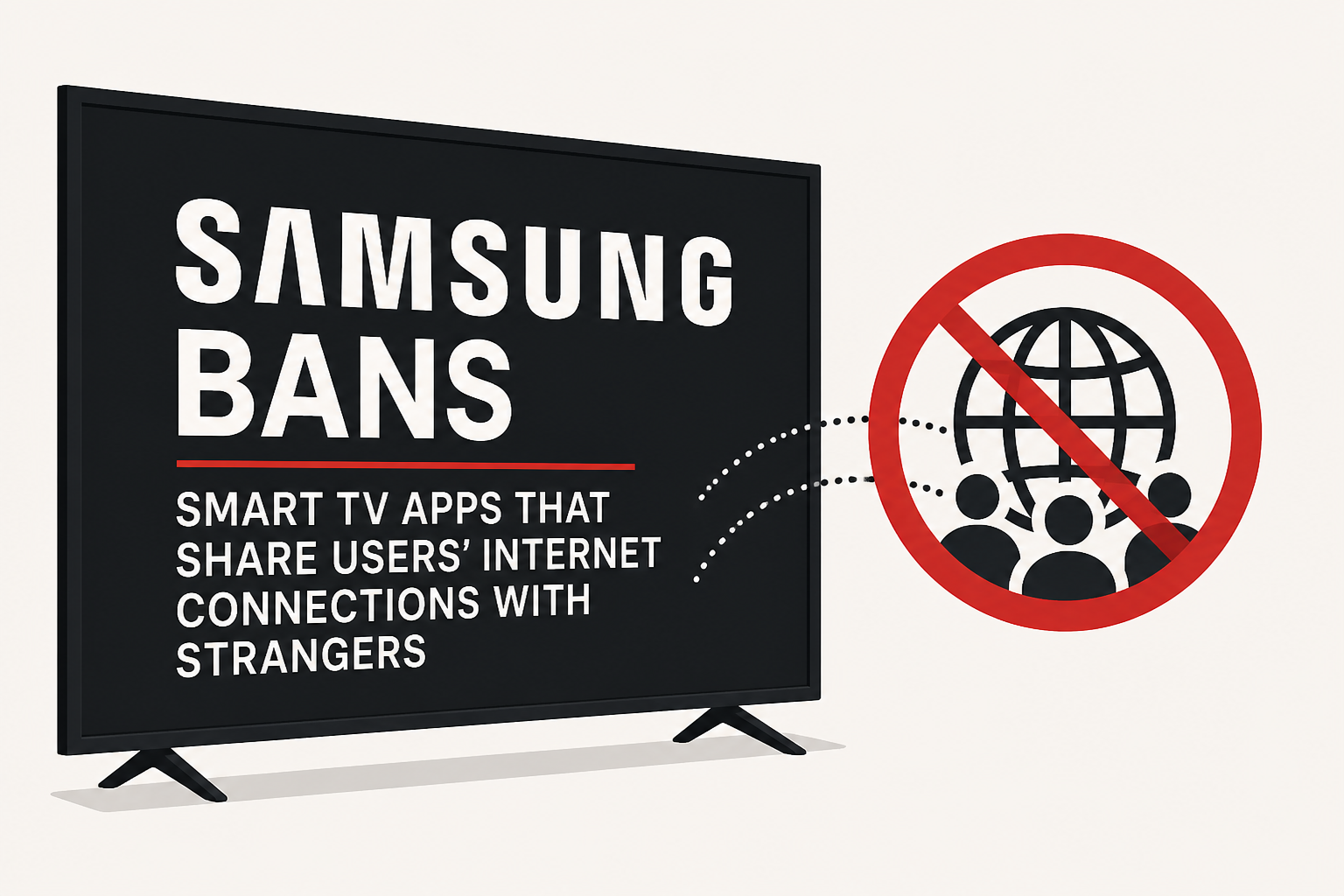 Samsung bans smart TV apps that share users' internet connections with strangers