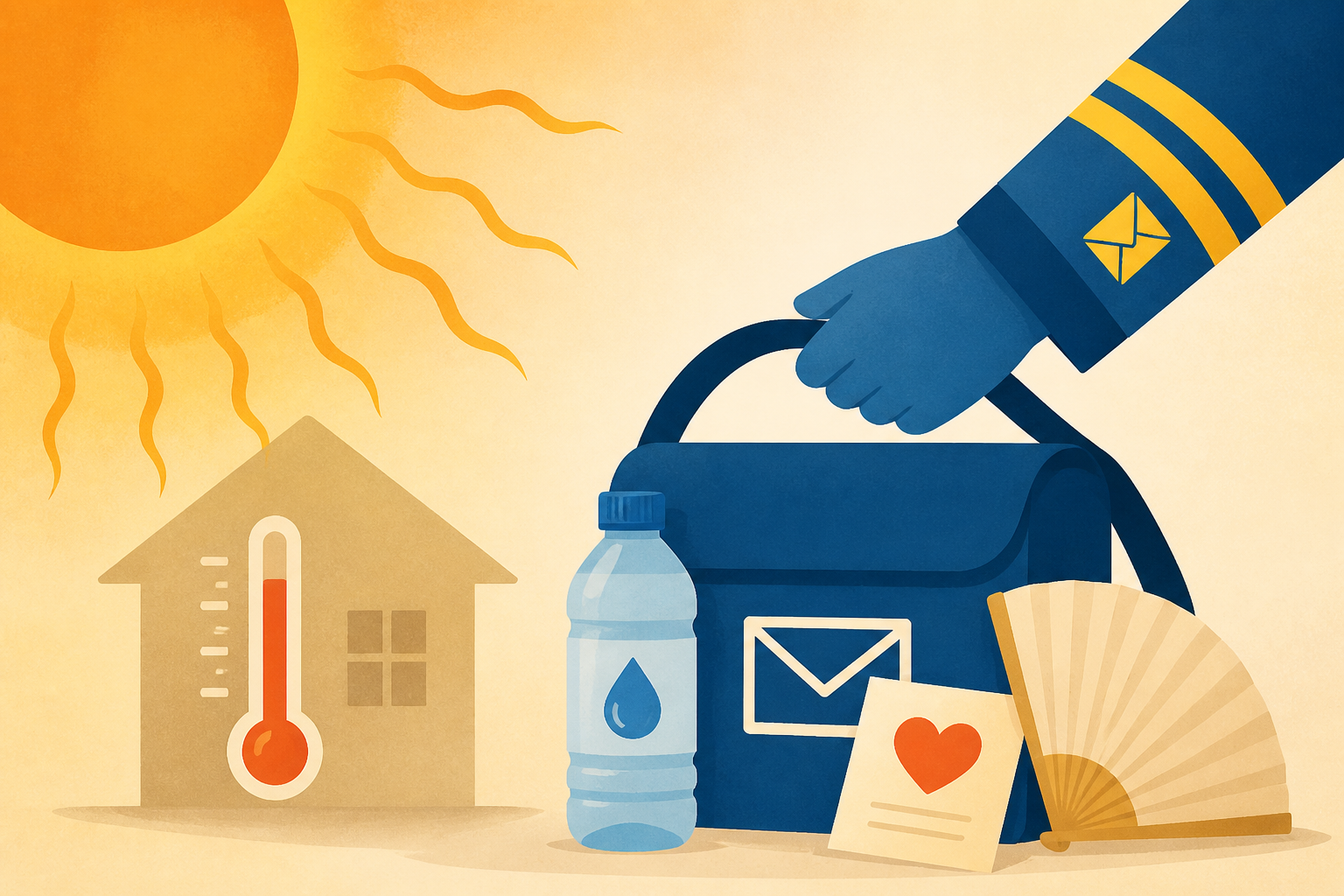 As France’s Elders Swelter in the Heat, Postal Workers Come to the Rescue