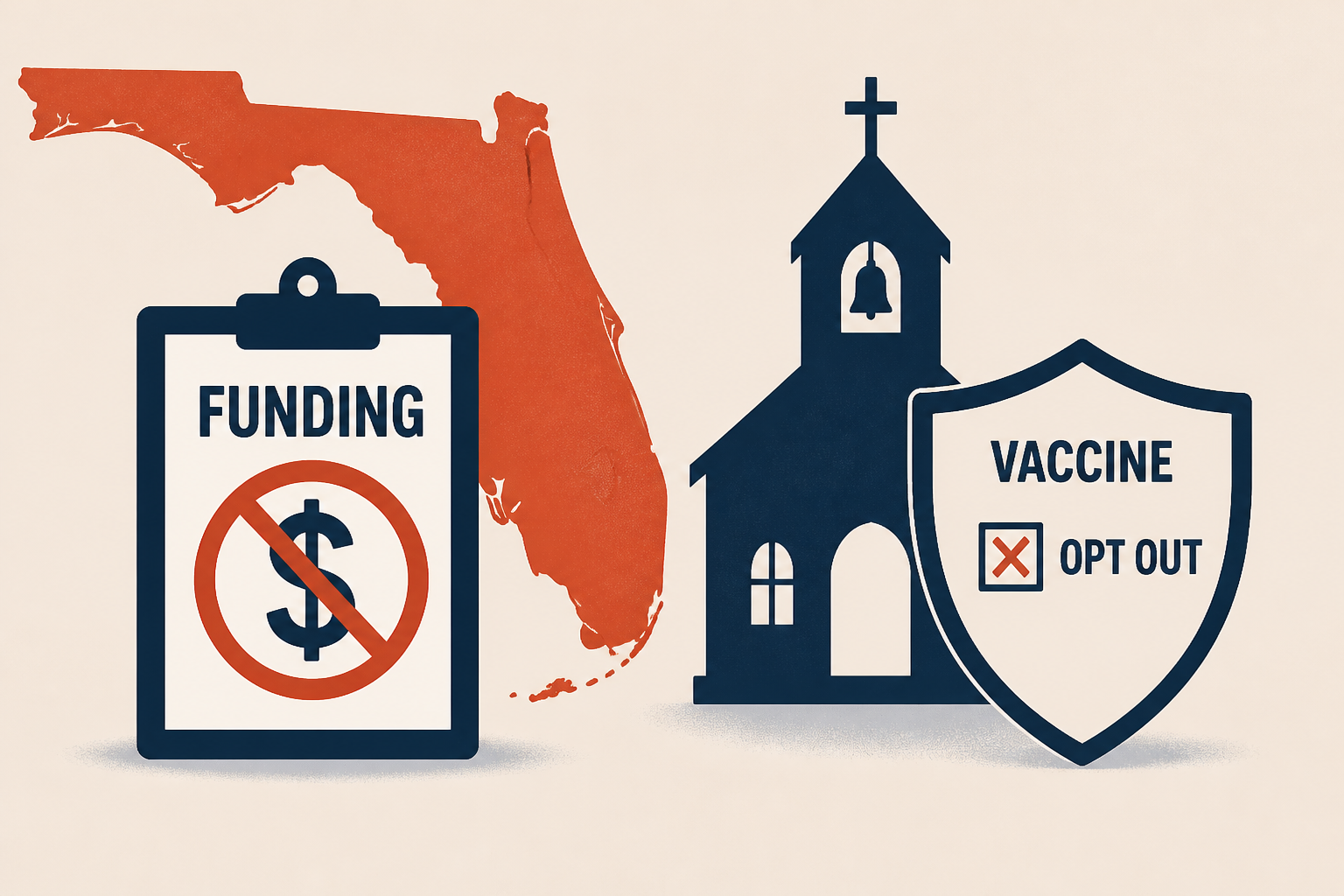 Florida threatens to defund Catholic schools unless they allow students to opt out of vaccines