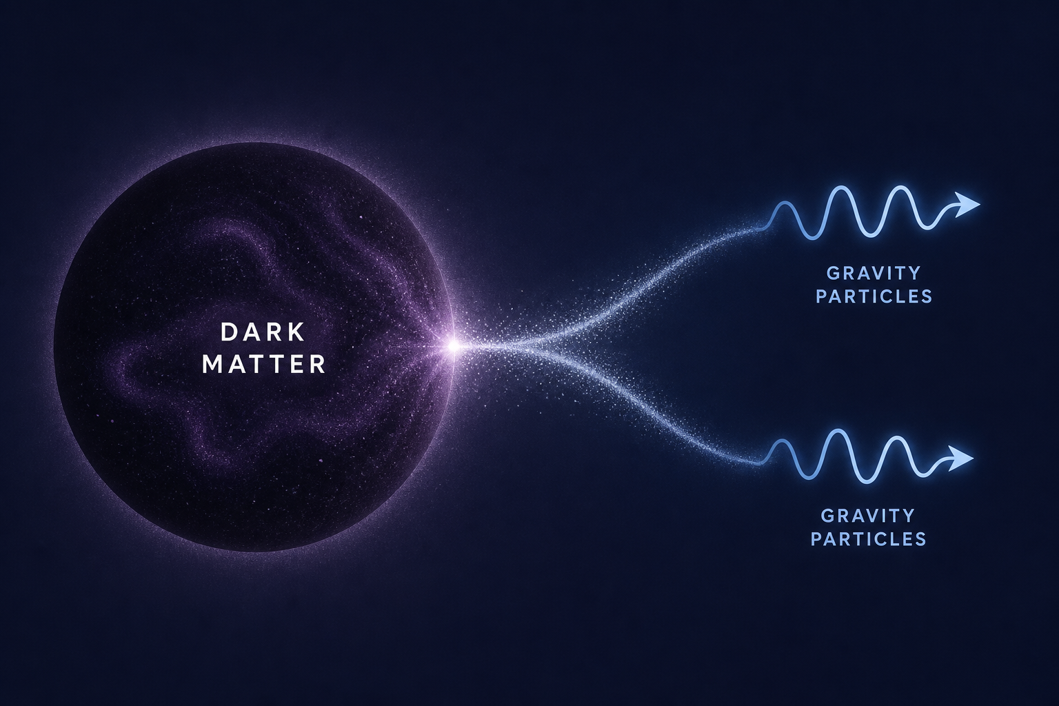 There Might Be a Way to Observe Dark Matter Decaying Into Gravity Particles