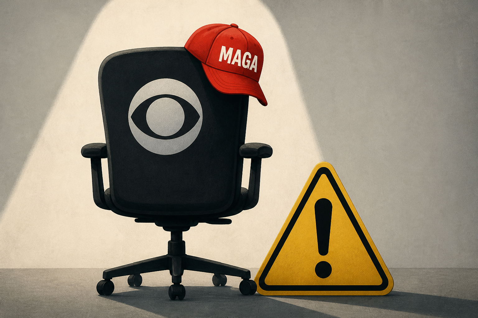 MAGA-Curious CBS Boss’ Own New Hire Issues Dire Warning for Her