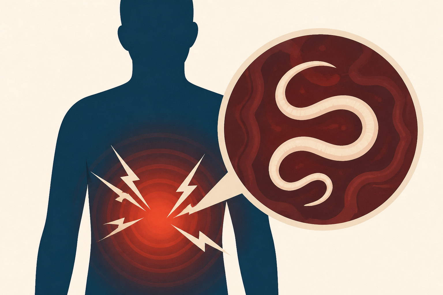 I didn't know I'd been hosting a parasite for years - until the most intense pain of my life