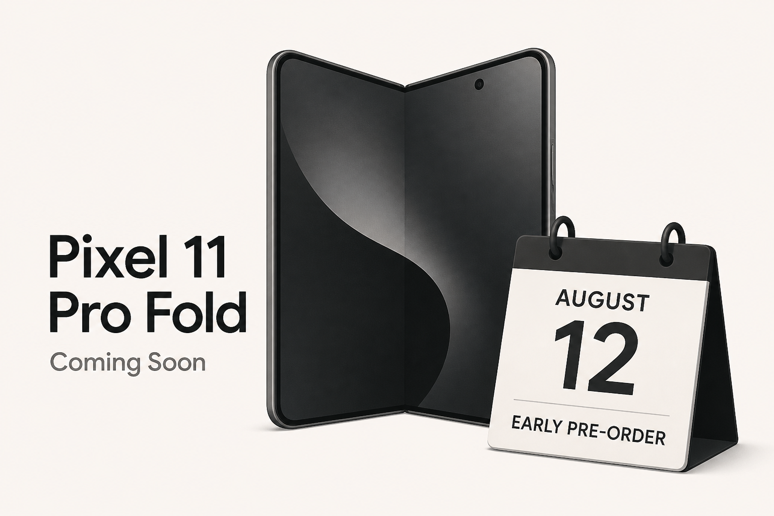 Google teases Pixel 11 Pro Fold, early pre-order time on August 12