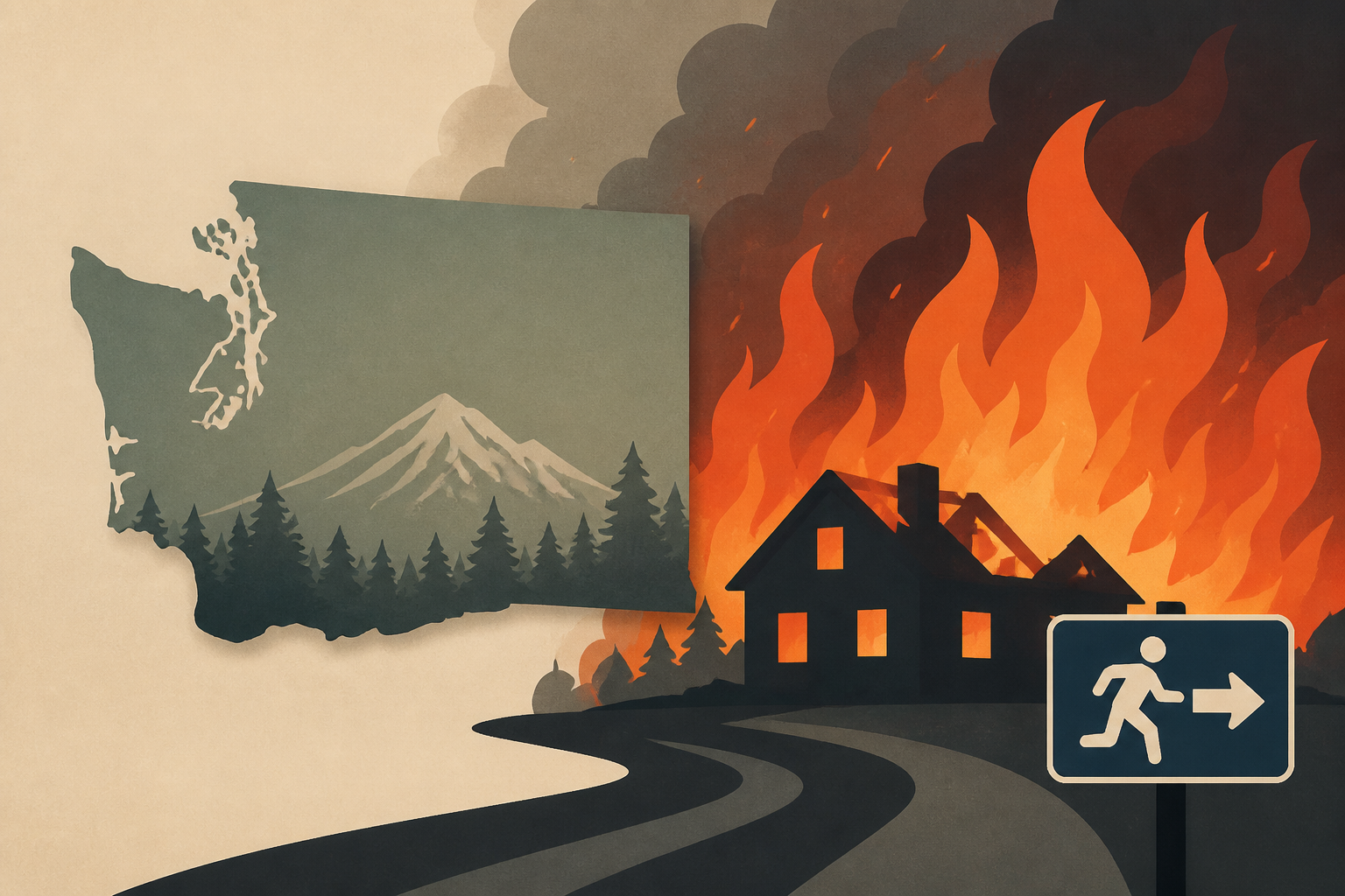 Washington wildfires destroy homes, force thousands to evacuate