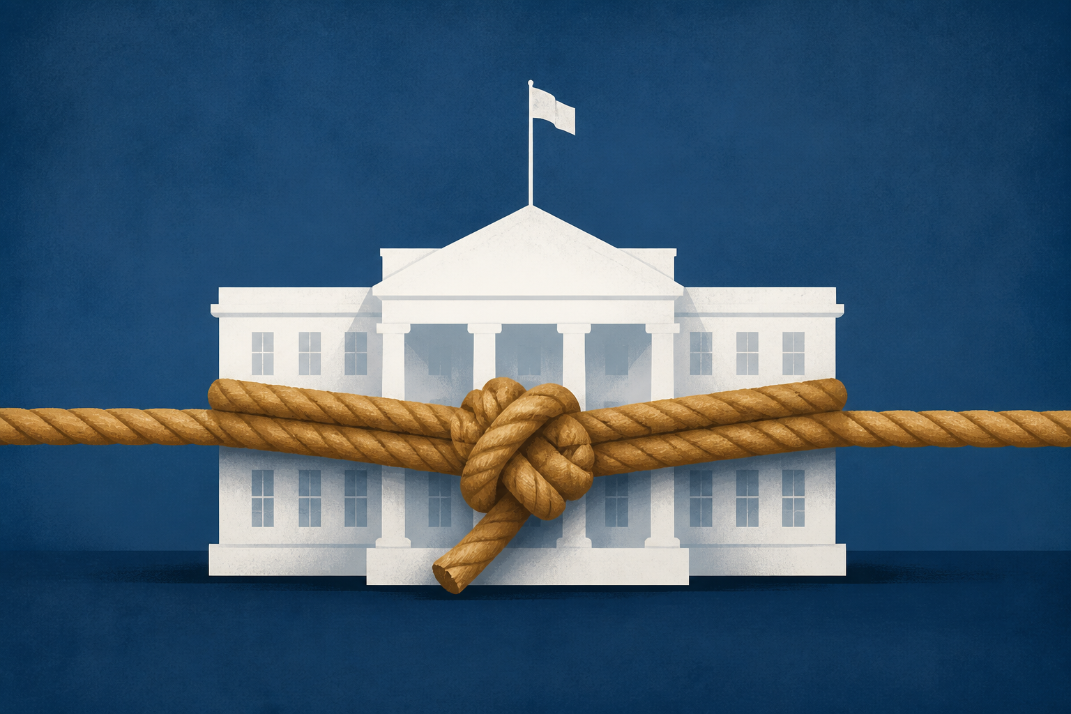 President Trump is in a bind of his own making