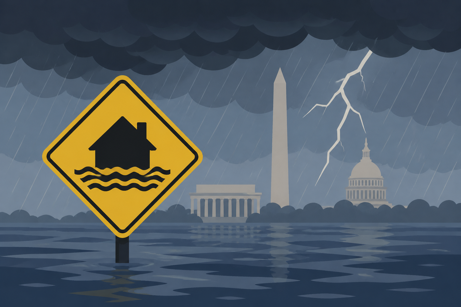 Heavy storms could bring flash flooding to DC area Monday