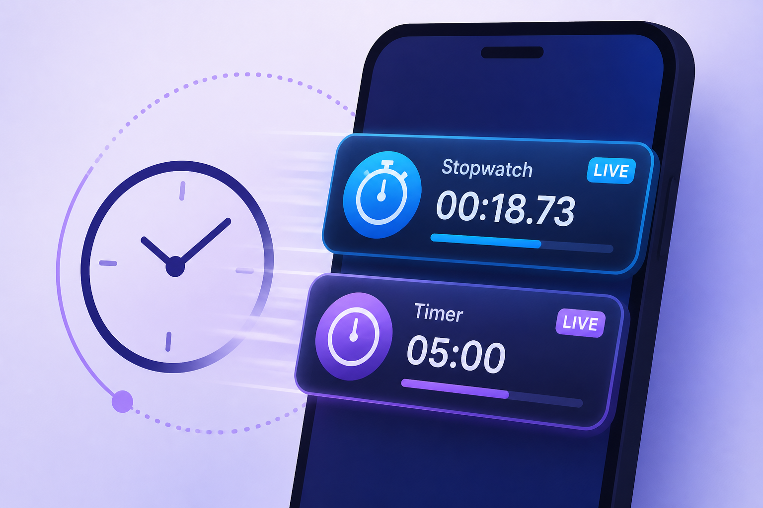 Google Clock 9.0 adds stopwatch and timer Live Updates