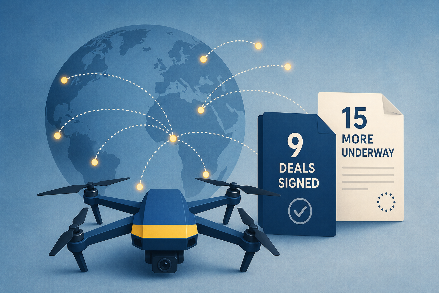 Ukraine’s Drone Diplomacy Goes Global With 9 Deals Signed and 15 More Underway