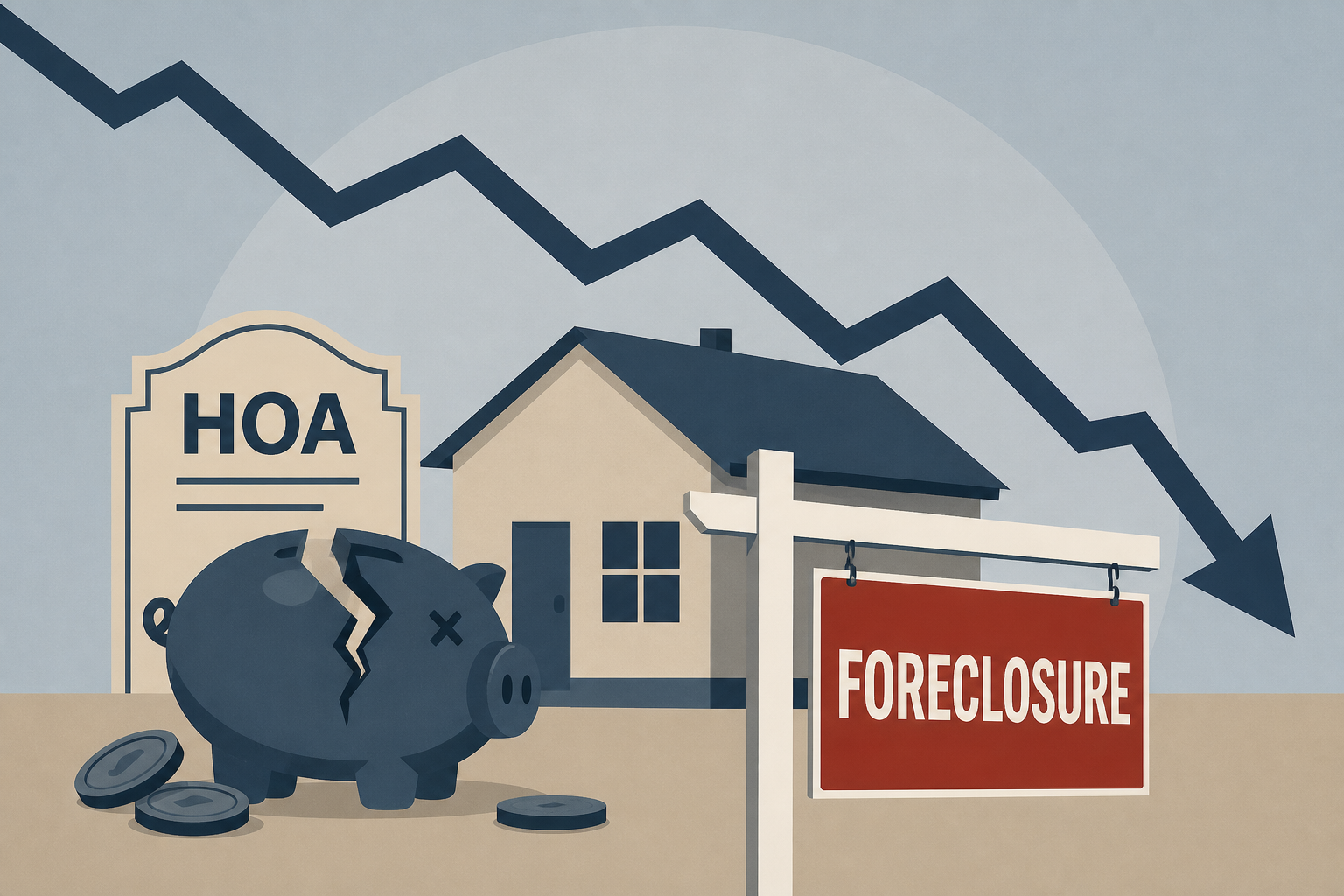 HOAs running out of money and foreclosing on more residents