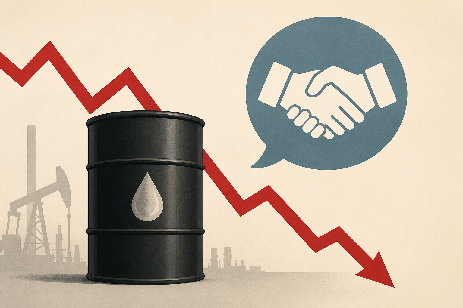Oil slides as Trump delays Iran strikes, signals peace talks