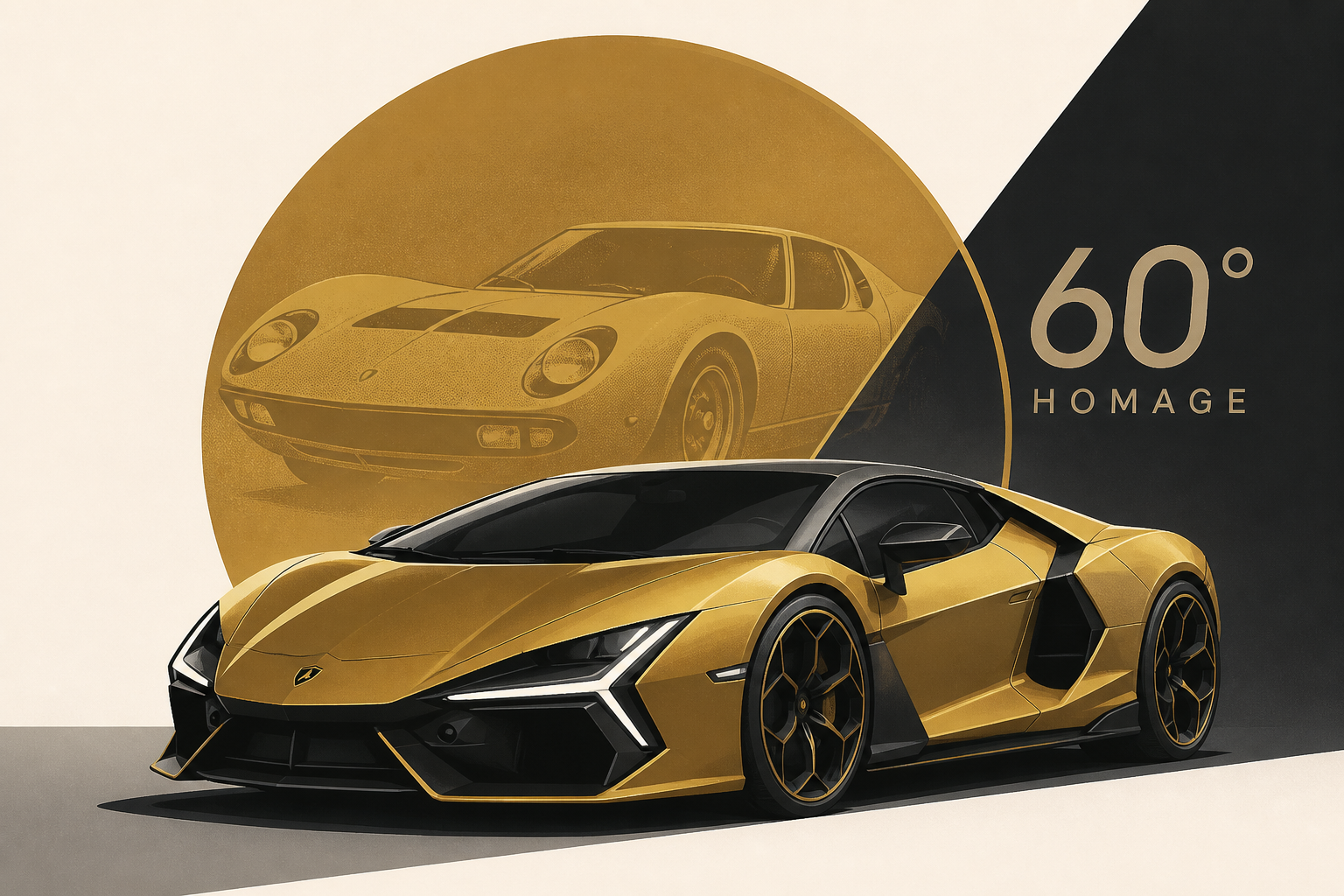 Lamborghini Revuelto Miura 60° Homage Is Another Birthday Tribute To The First True Supercar