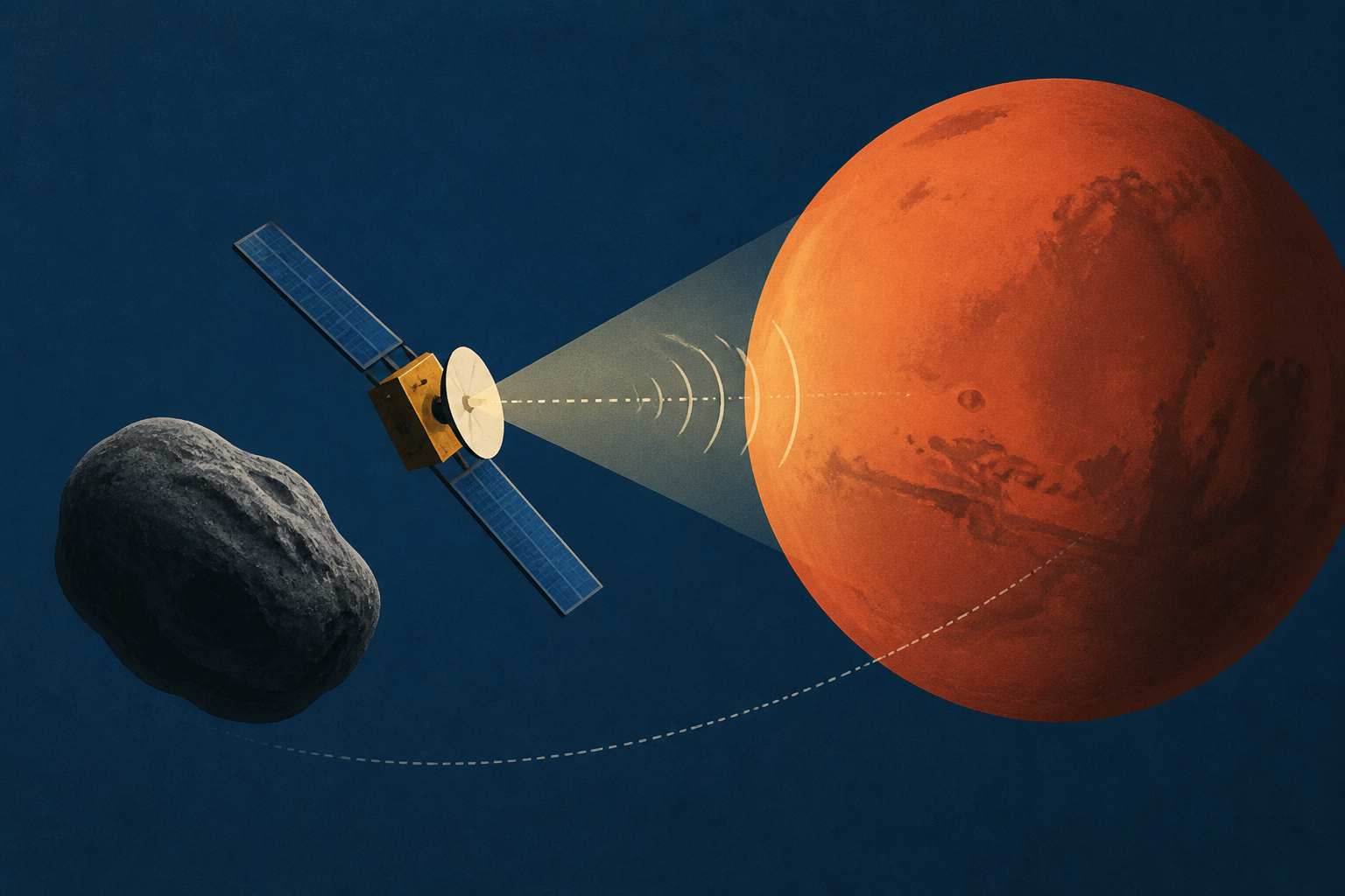 What NASA learned by pointing an asteroid probe at Mars