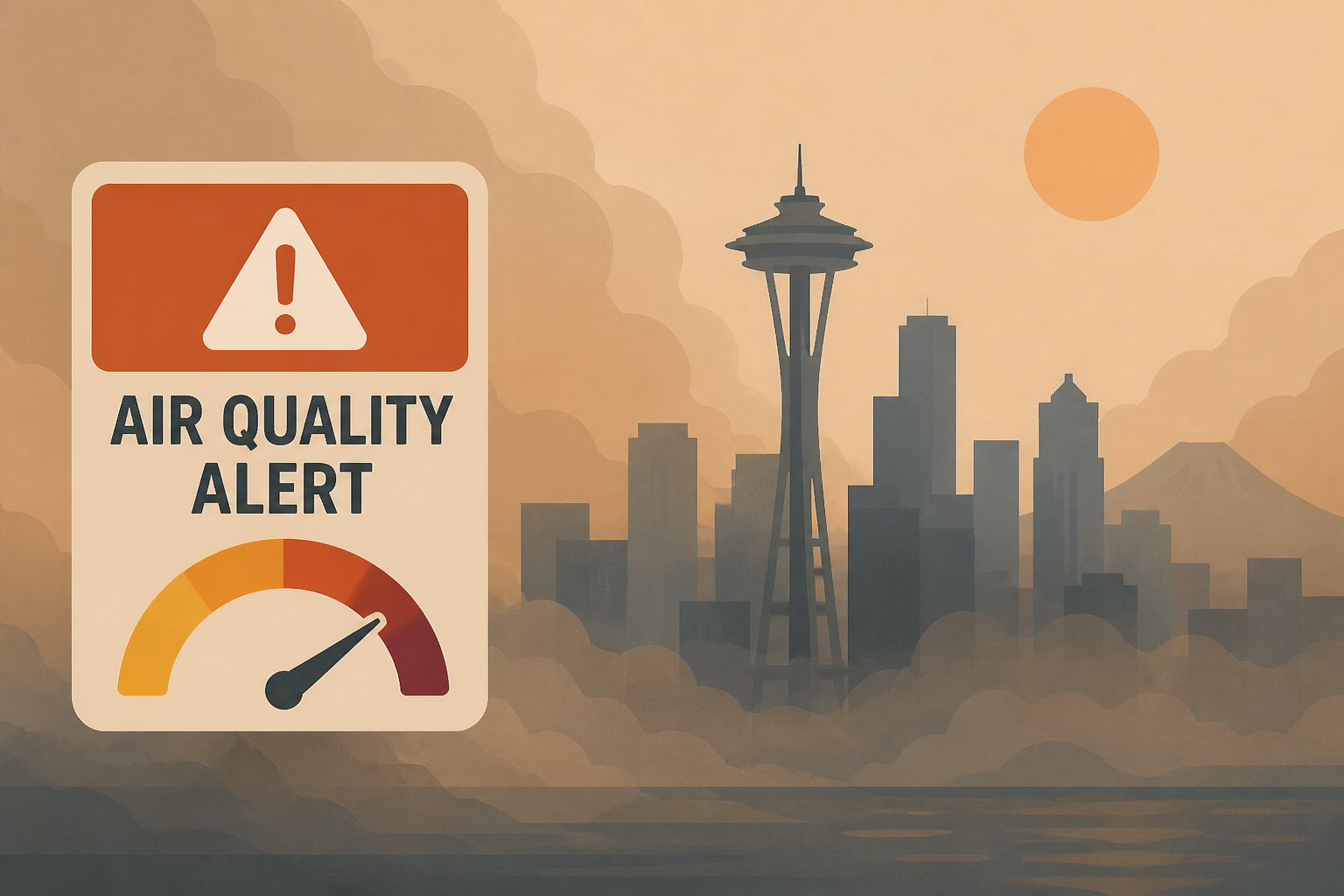 Air quality alert: Wildfire smoke may be unhealthy for days in Seattle