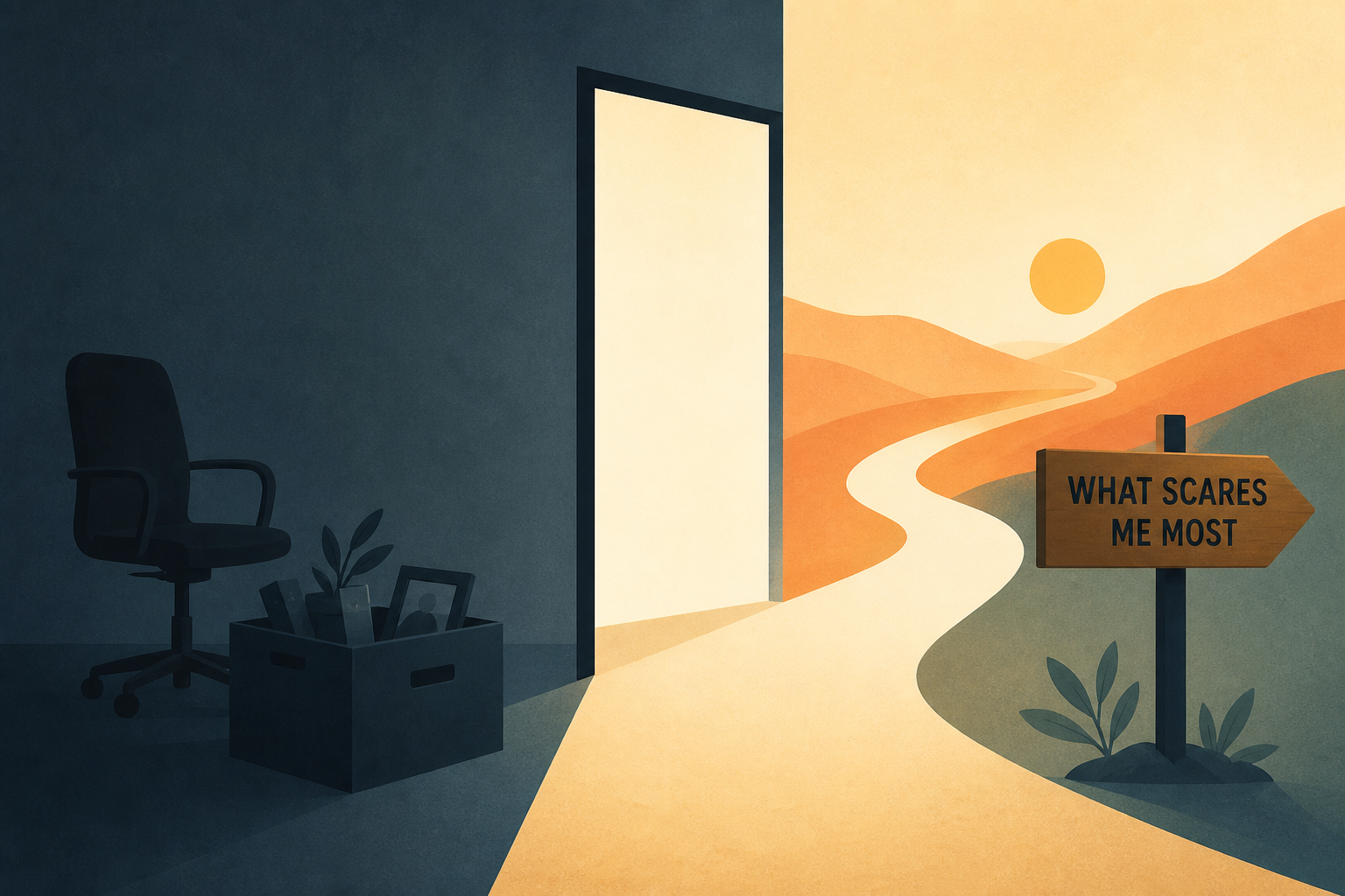 I was laid off at 50. Instead of looking for another corporate job, I decided to pursue what scared me most.