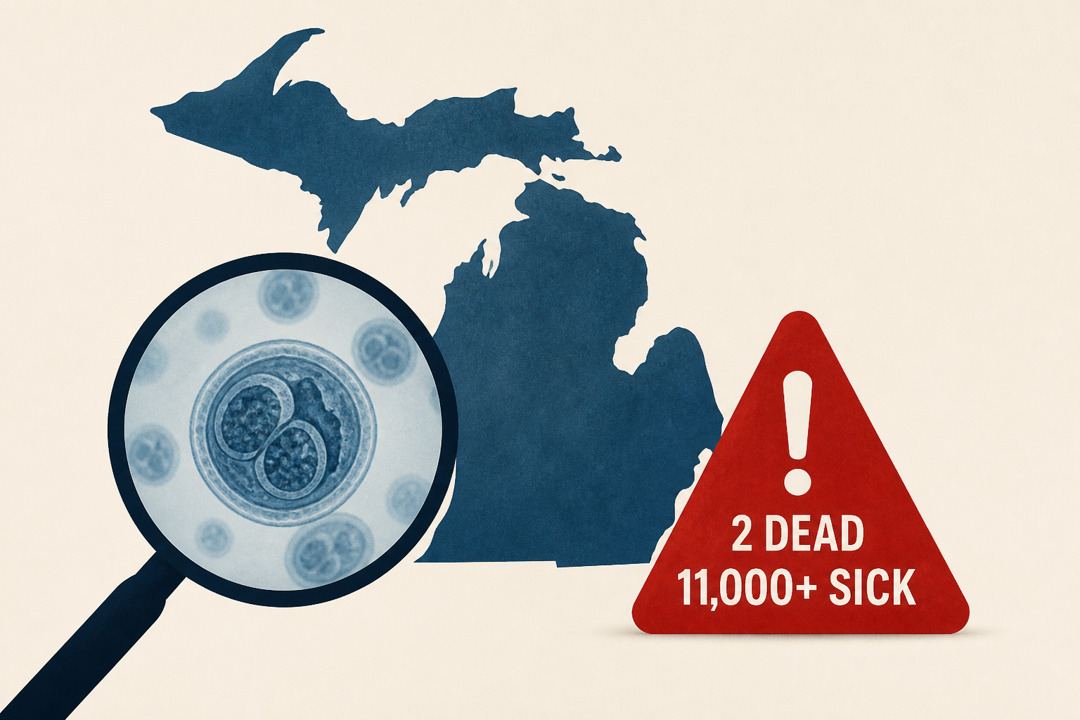 Michigan cyclosporiasis outbreak kills 2, sickens more than 11,000