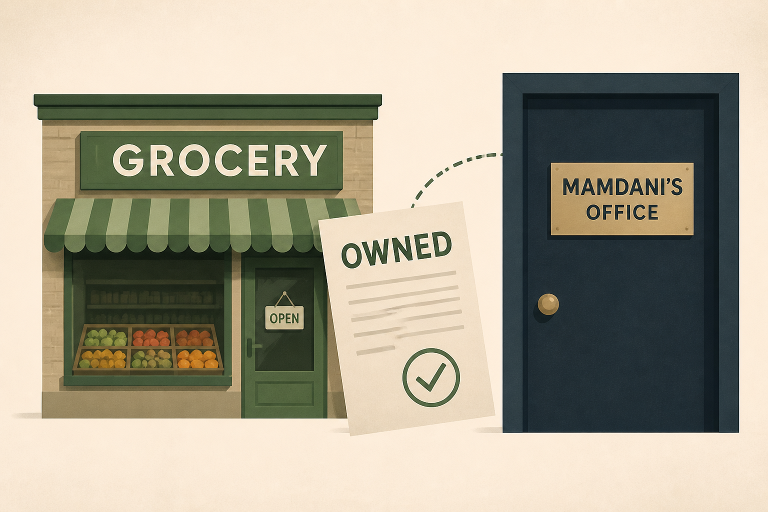 Owned Grocery Stores, Mamdani’s Office Says
