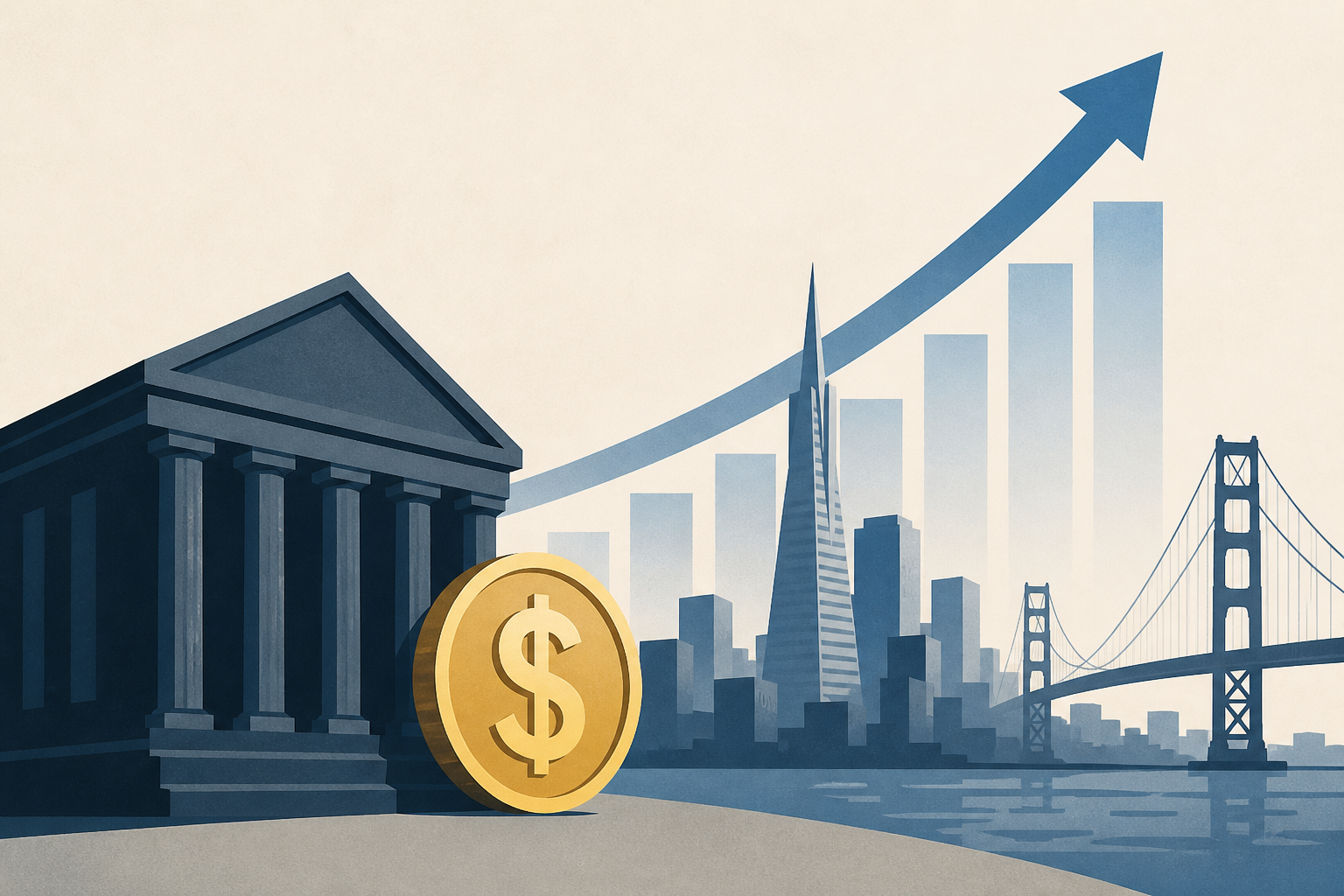 JPMorgan chief says S.F. is back on track. His bank is betting on it
