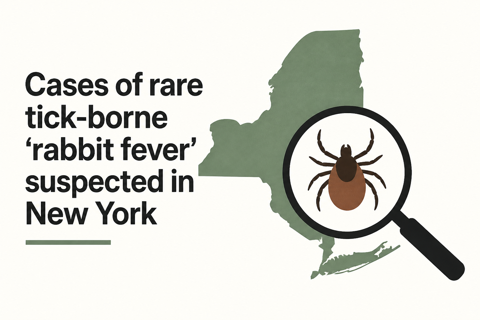 Cases of rare tick-borne ‘rabbit fever’ suspected in New York