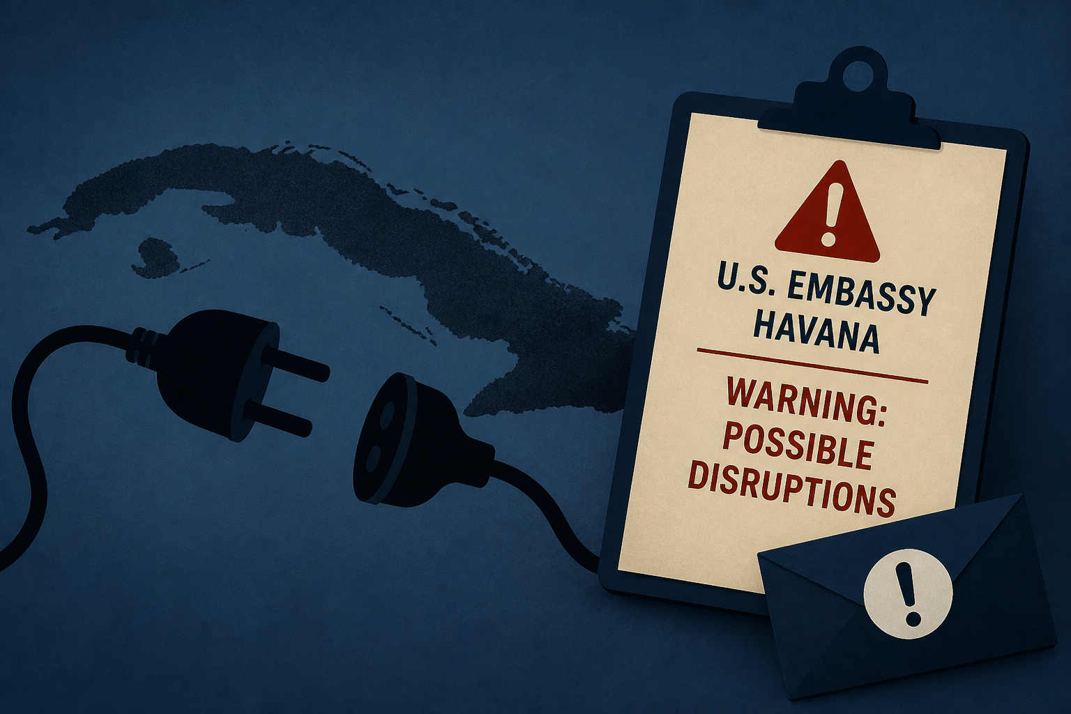 Cuba suffers power failure as US Embassy Havana warns Americans of disruptions