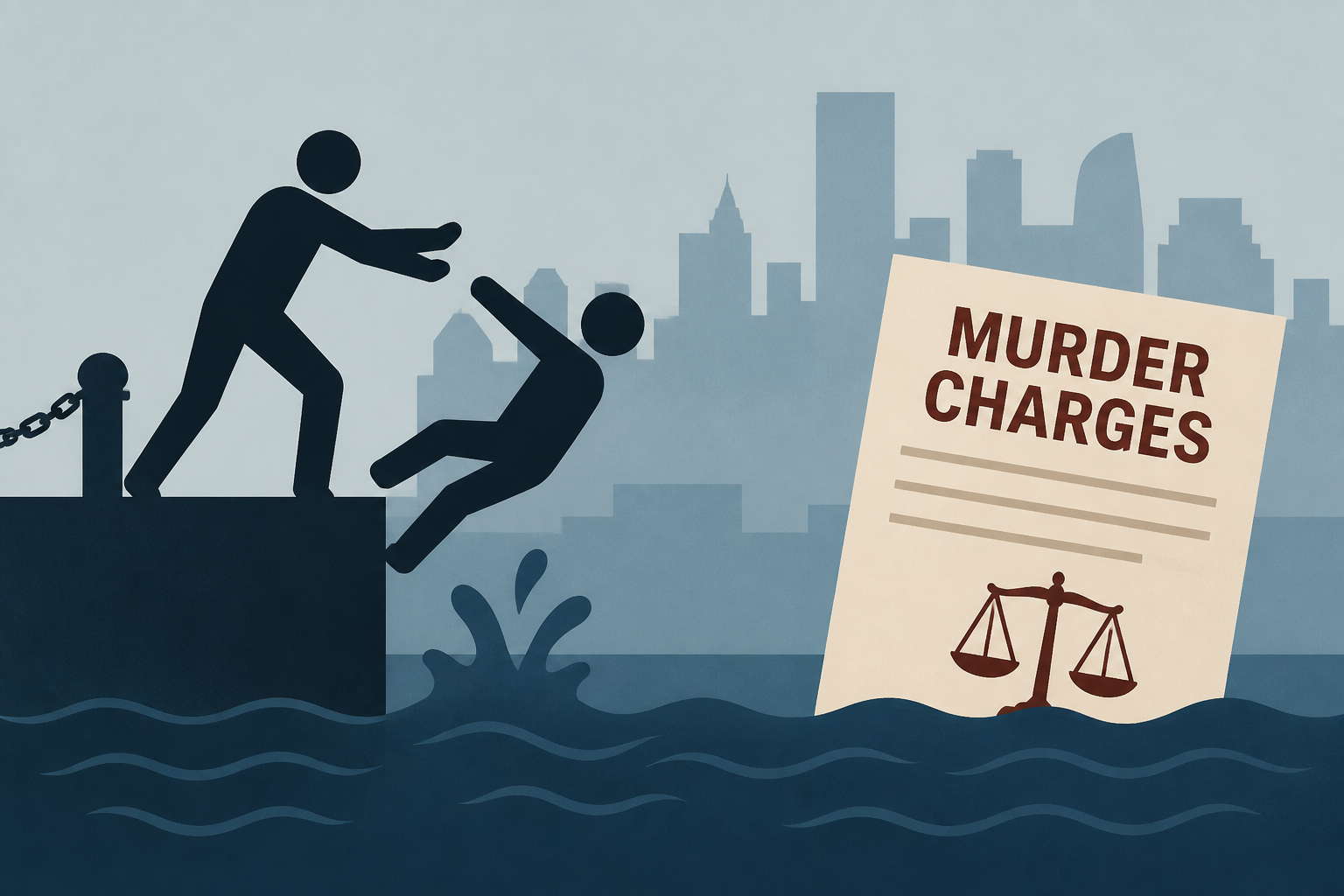 Man accused of pushing drowning victim into Baltimore harbor following fight charged with murder: Police