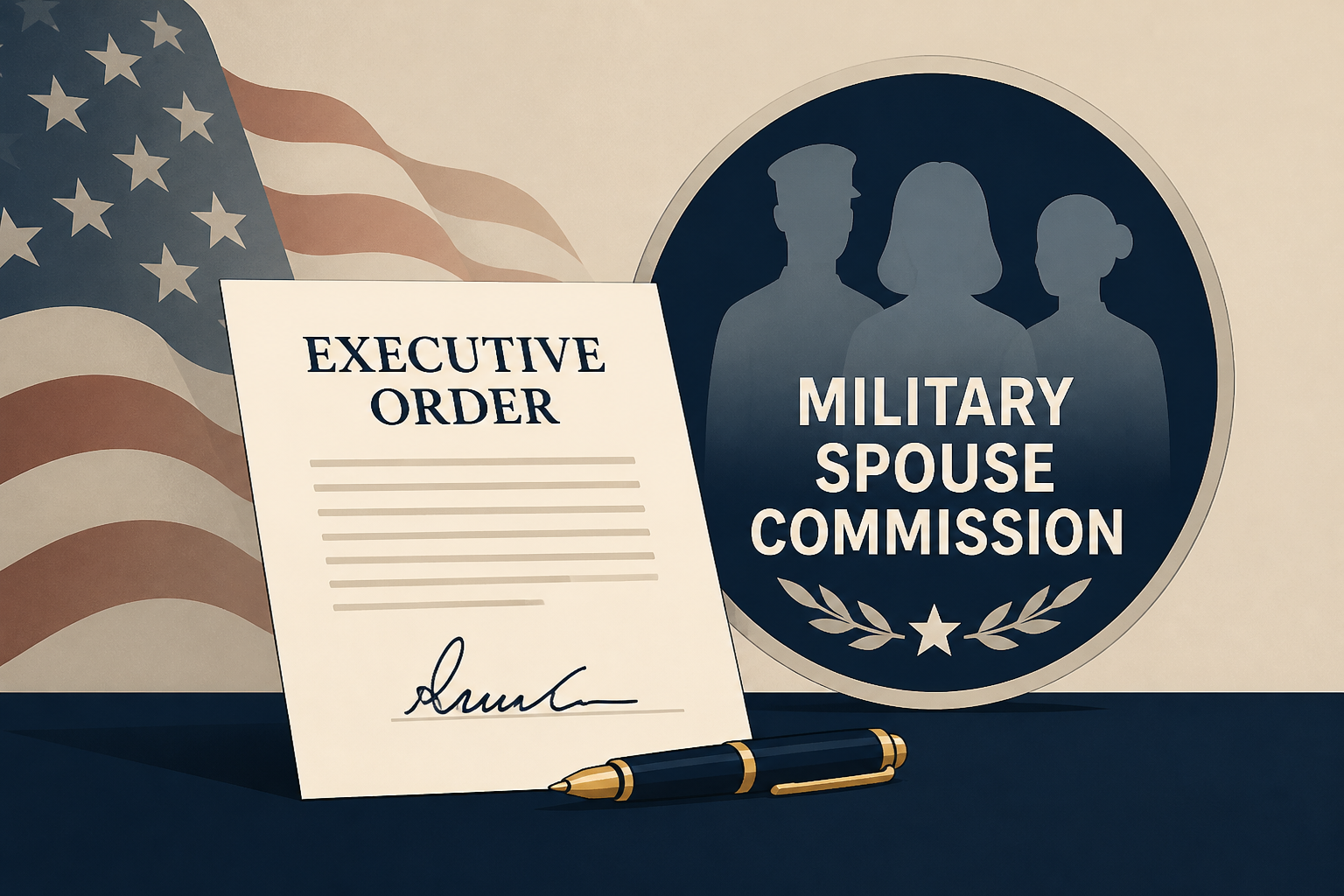 WATCH: Trump signs executive order forming Military Spouse Commission