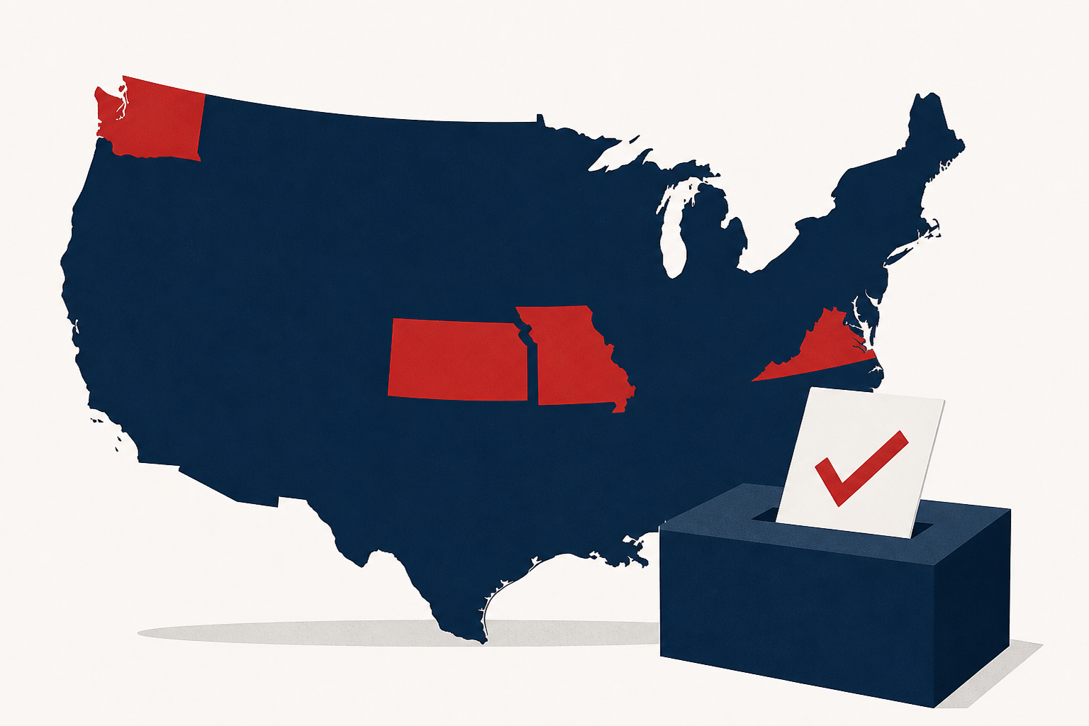 US primaries: What to watch in Kansas, Missouri, Virginia, Washington