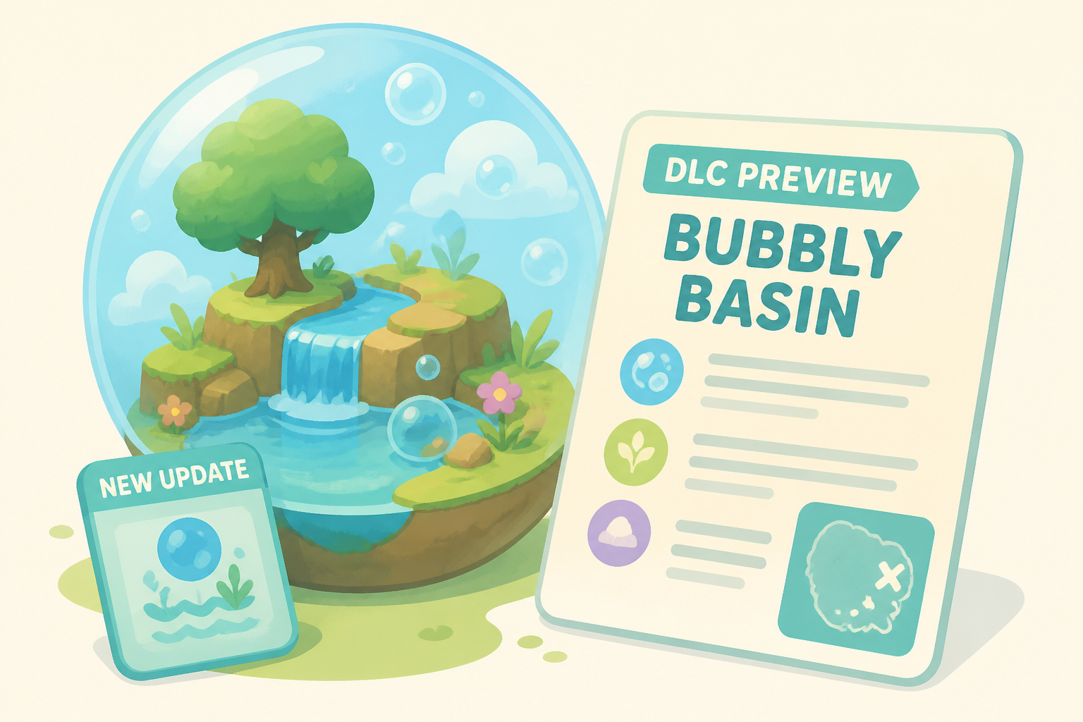 Pokémon Pokopia 'Bubbly Basin' DLC Preview Reveals New Update Details