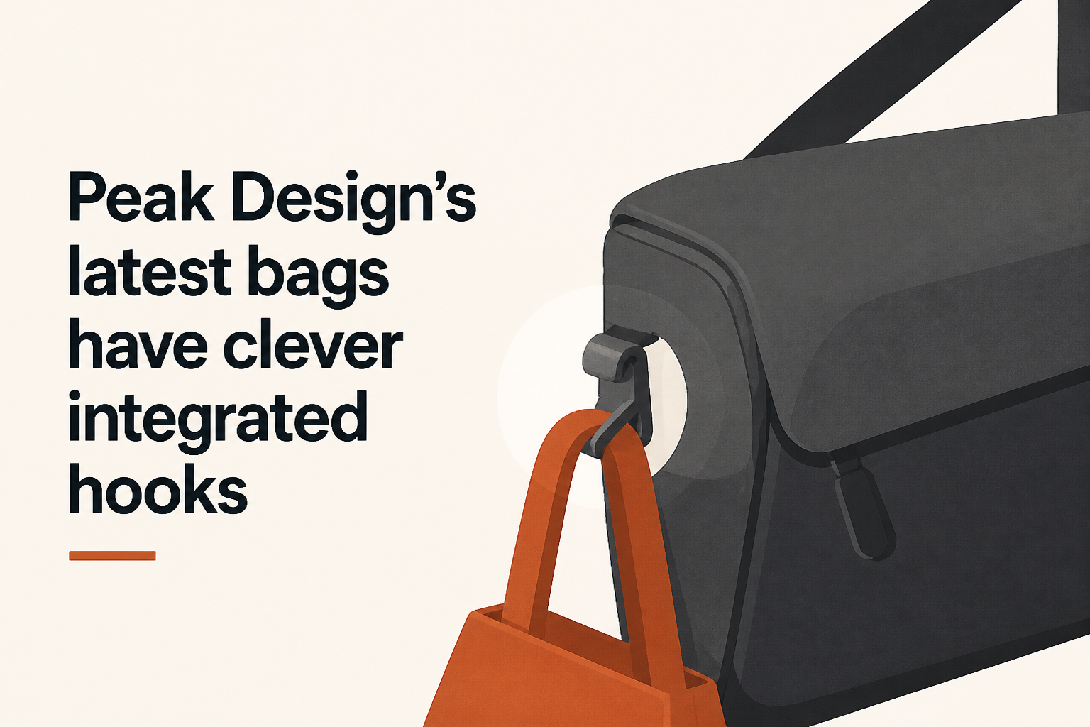 Peak Design’s latest bags have clever integrated hooks