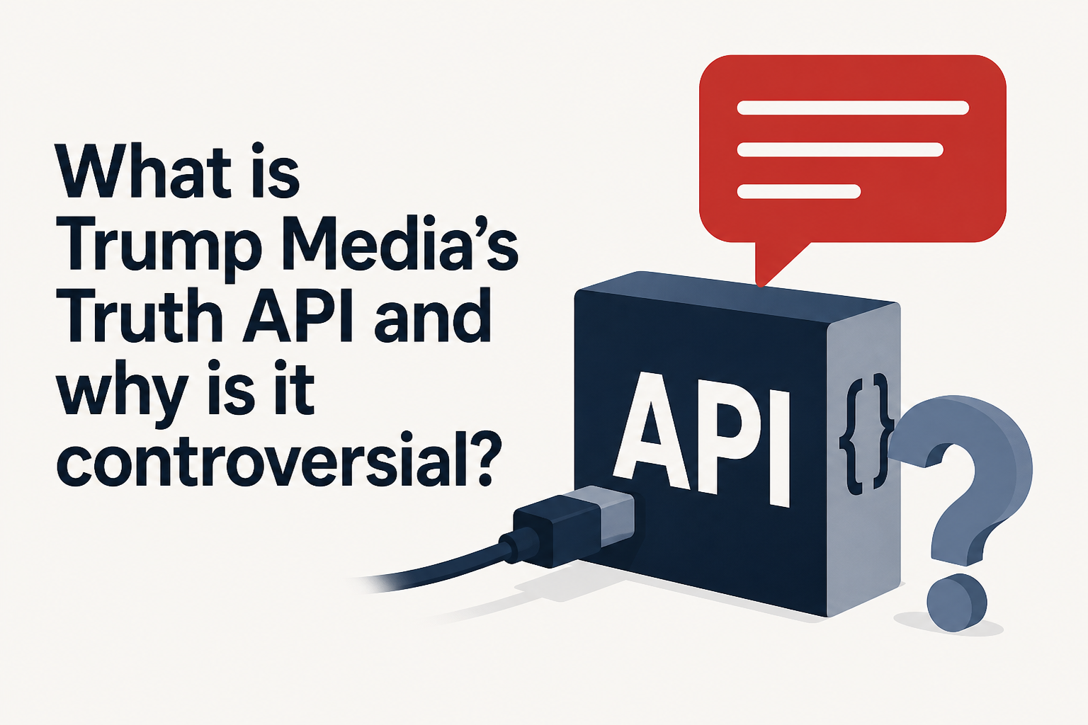 What is Trump Media's Truth API and why is it controversial?