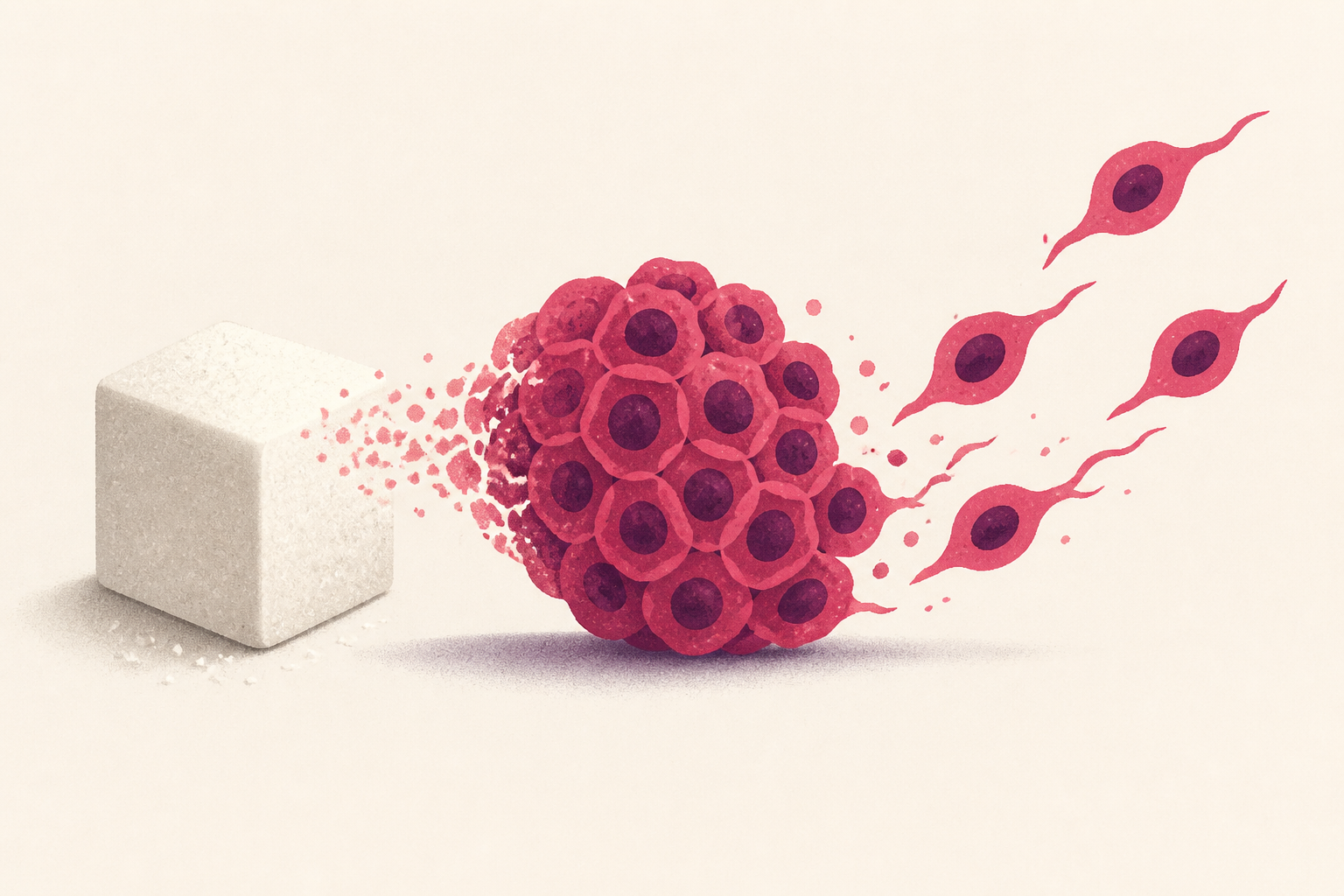 A common sugar may help cancer cells break free and spread