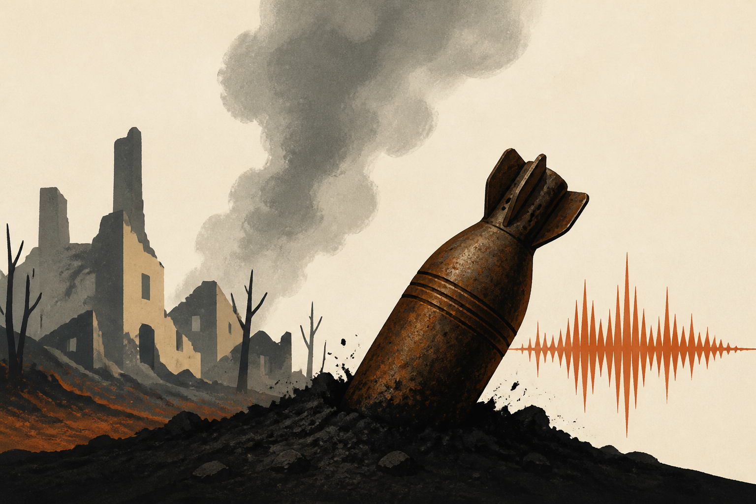 World War II explosives emerge and detonate in wildfire-ravaged village in France: "Sound of war"