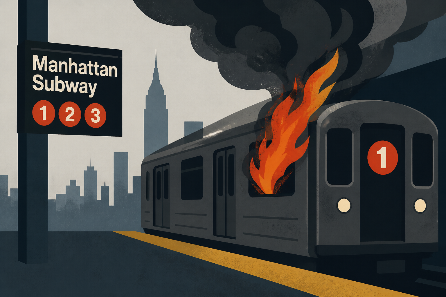 Fire in Manhattan Subway Injures 14 and Disrupts Commute
