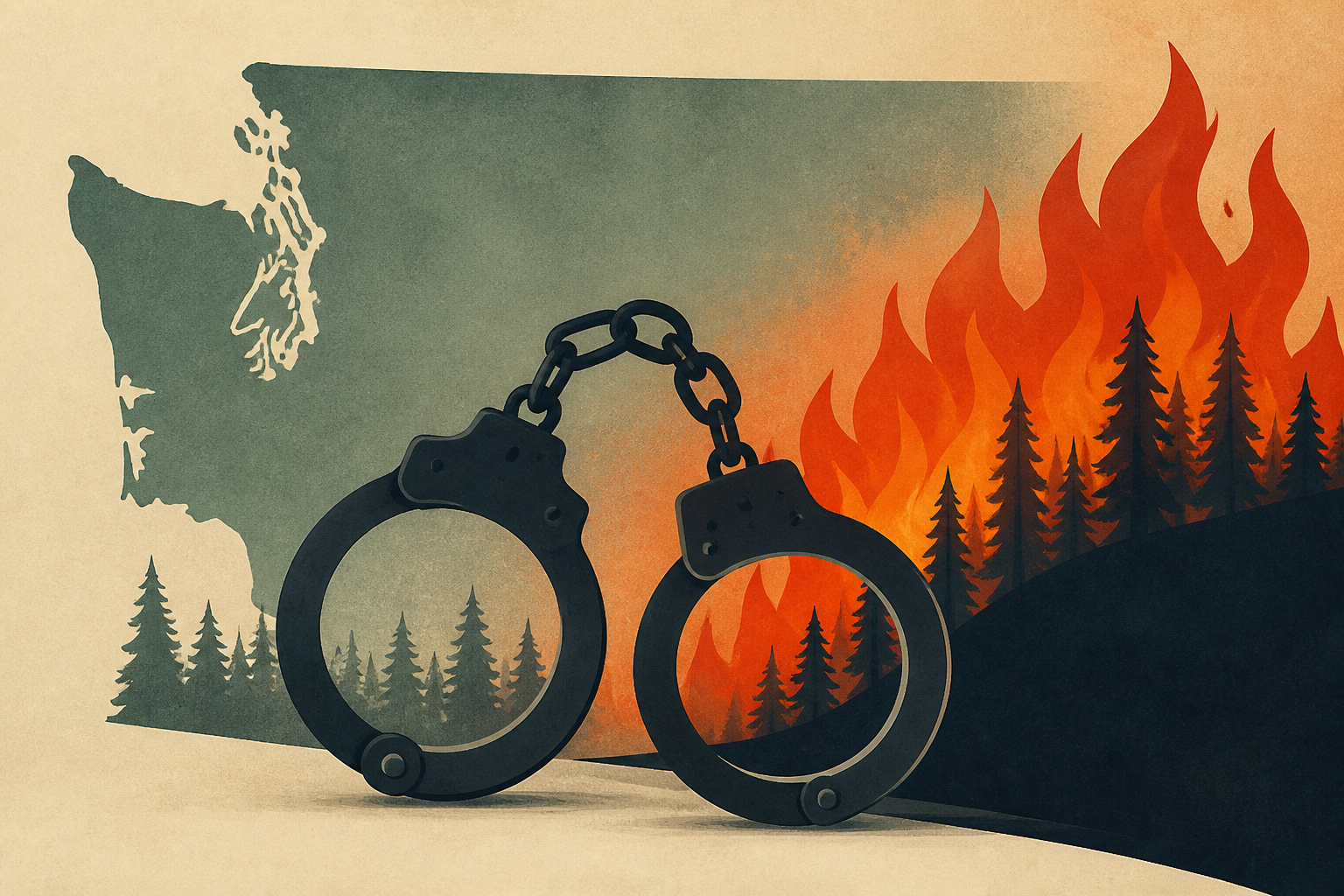 Arson arrest made over largest of Washington state's wildfires