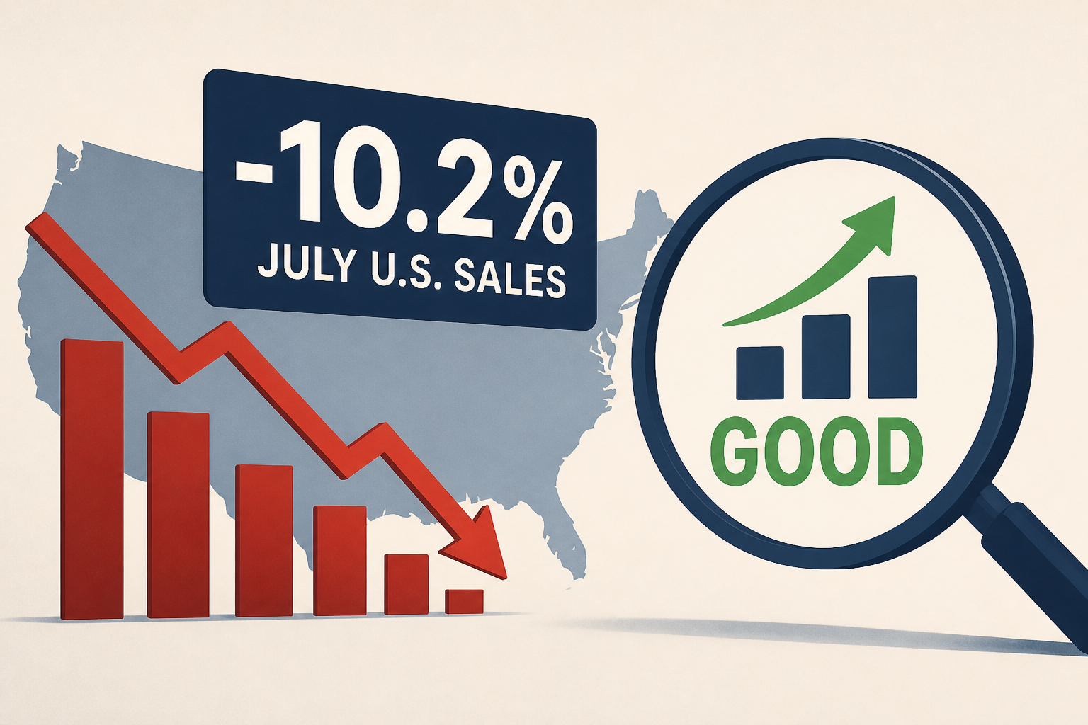 Why Ford believes a 10.2% July U.S. sales decline was a 'good' month