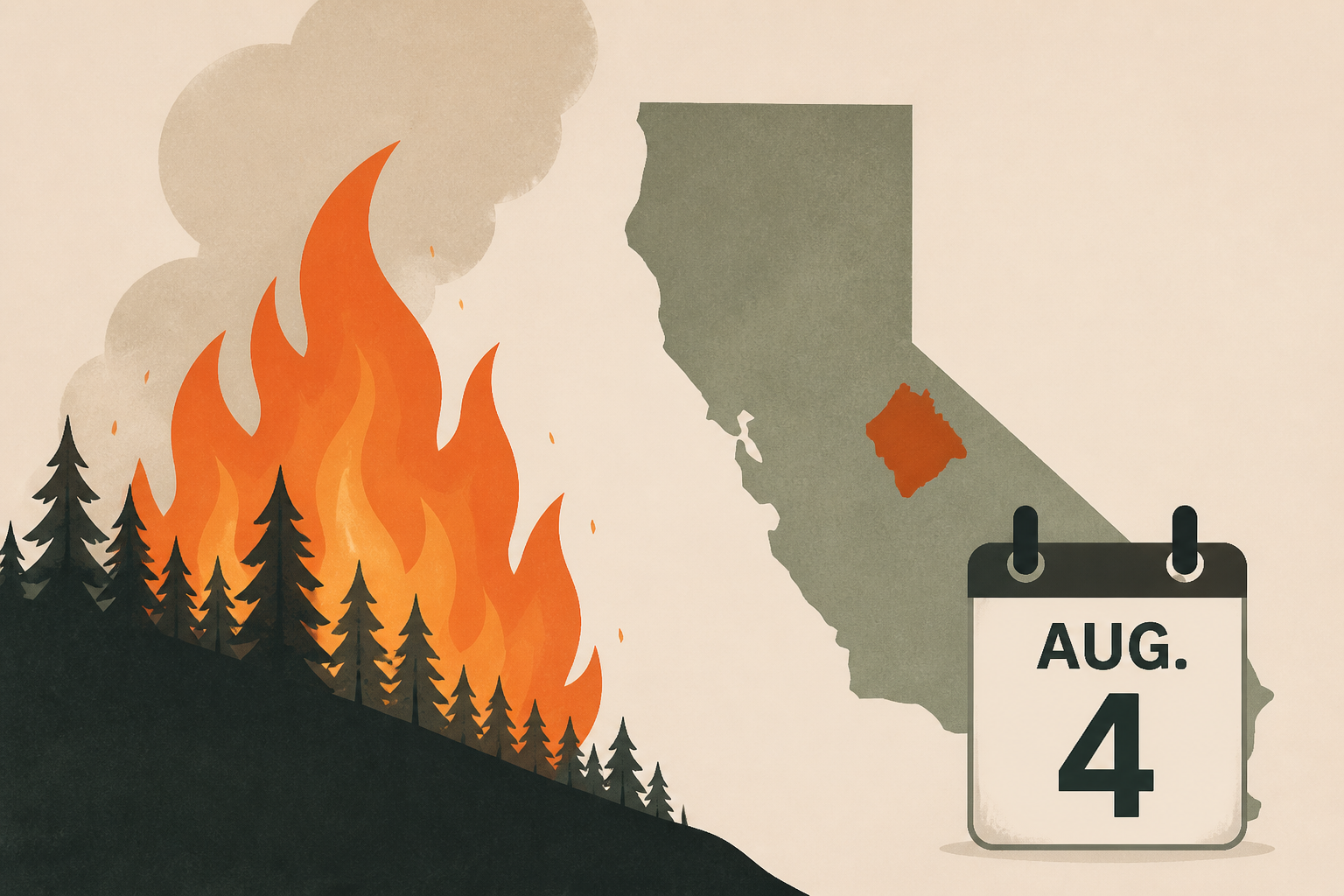 Updates for Gann Fire in Calaveras County on Aug. 4