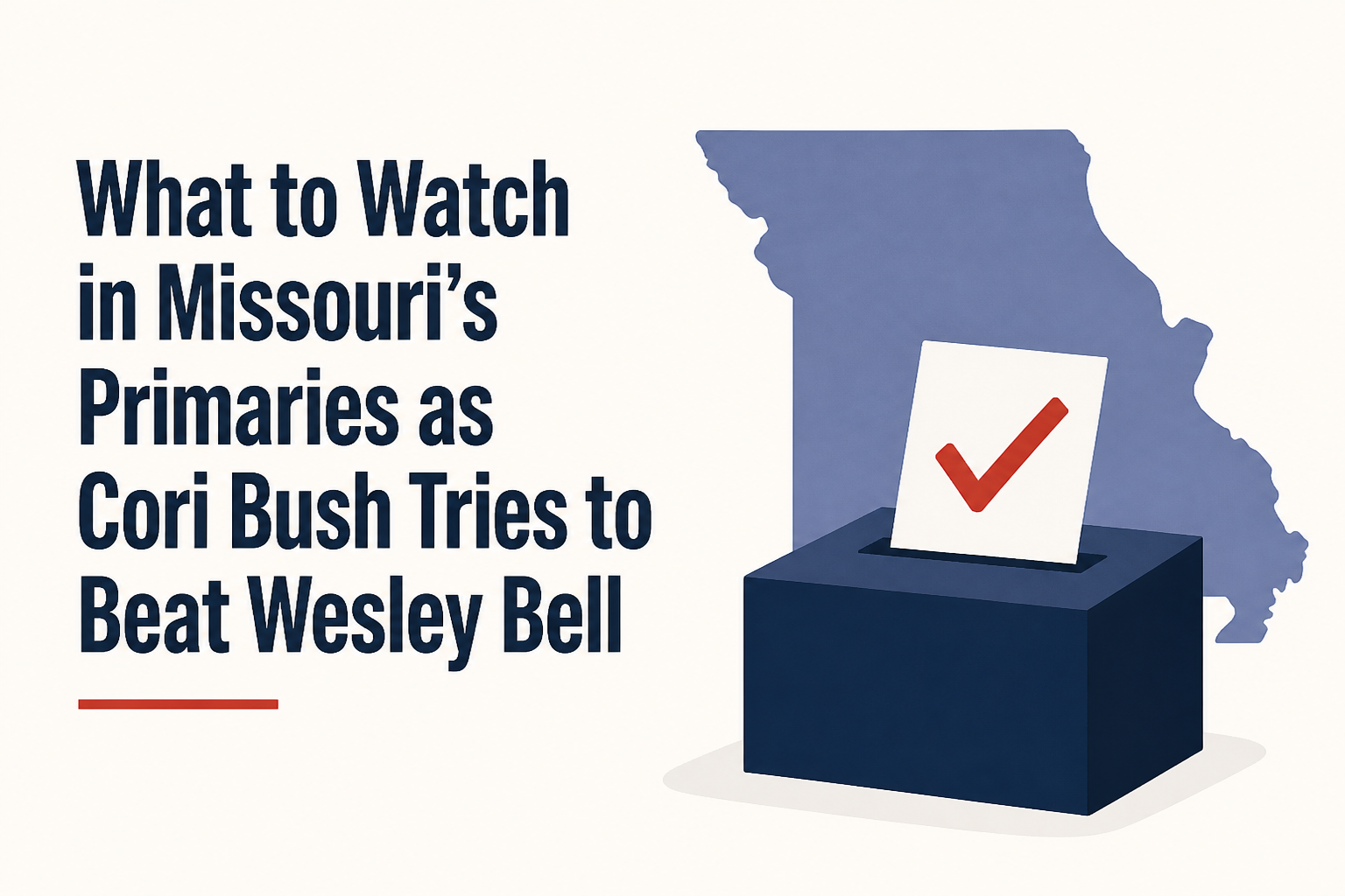What to Watch in Missouri’s Primaries as Cori Bush Tries to Beat Wesley Bell
