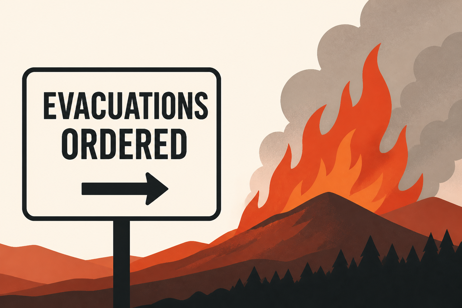 Evacuations ordered; blaze uncontained