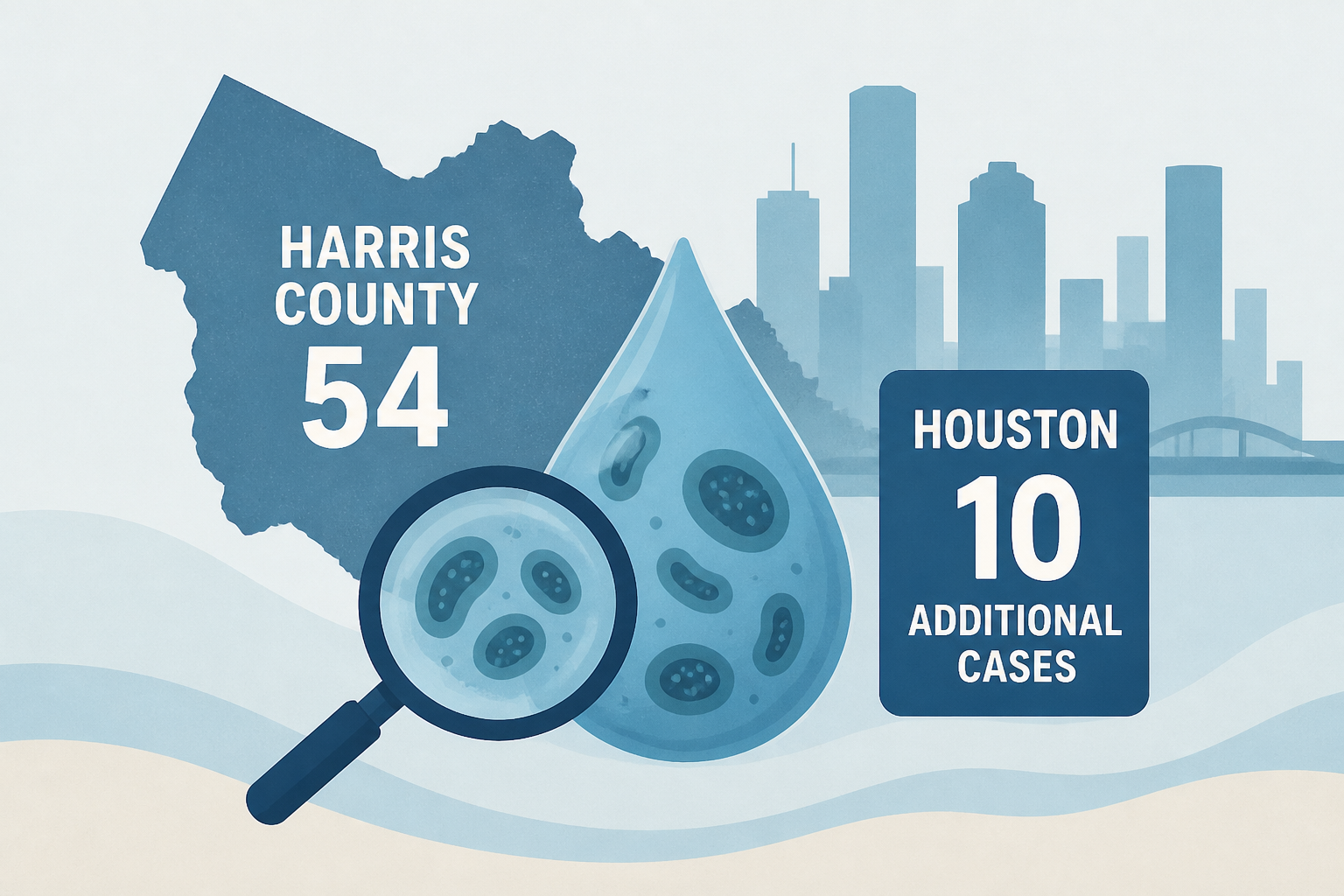 Cyclosporiasis cases at 54 in Harris County; 10 additional cases in Houston, health officials say
