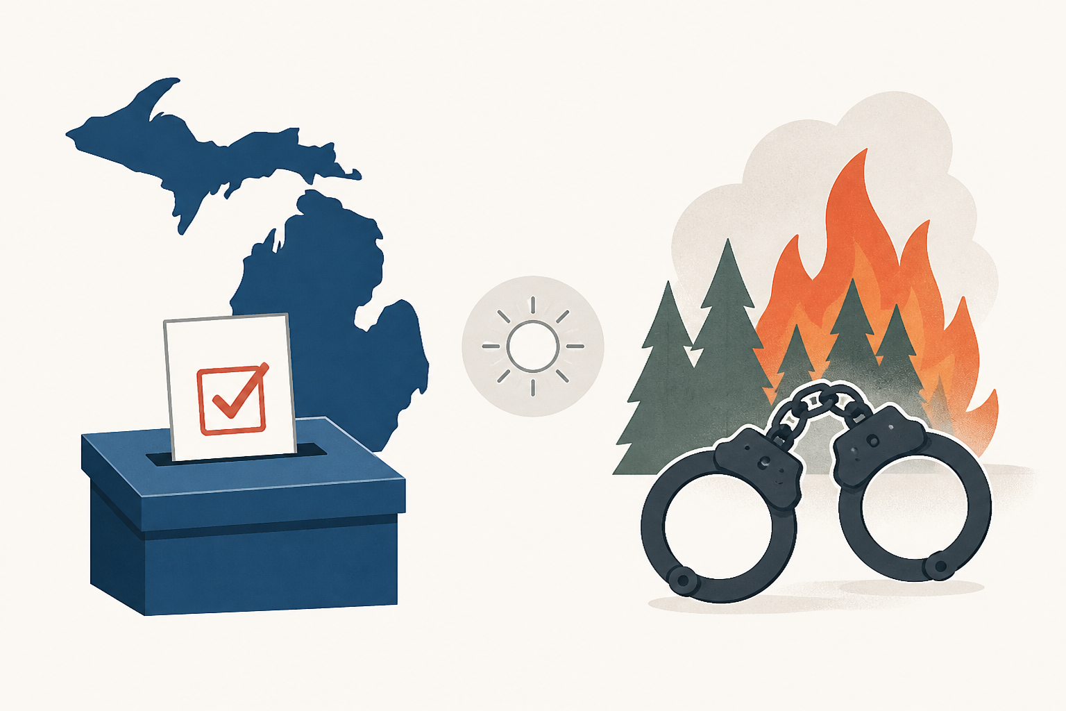 What to watch in blockbuster Michigan primary and suspect arrested in Spokane wildfire: Morning Rundown