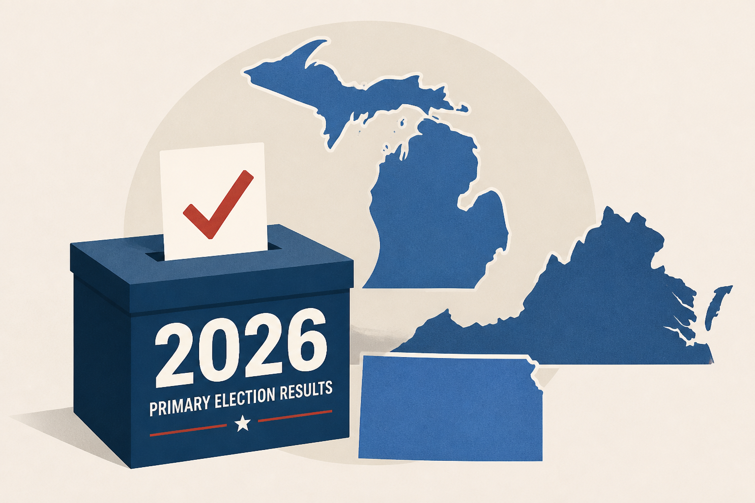 2026 primary election results: Michigan, Virginia, Kansas races