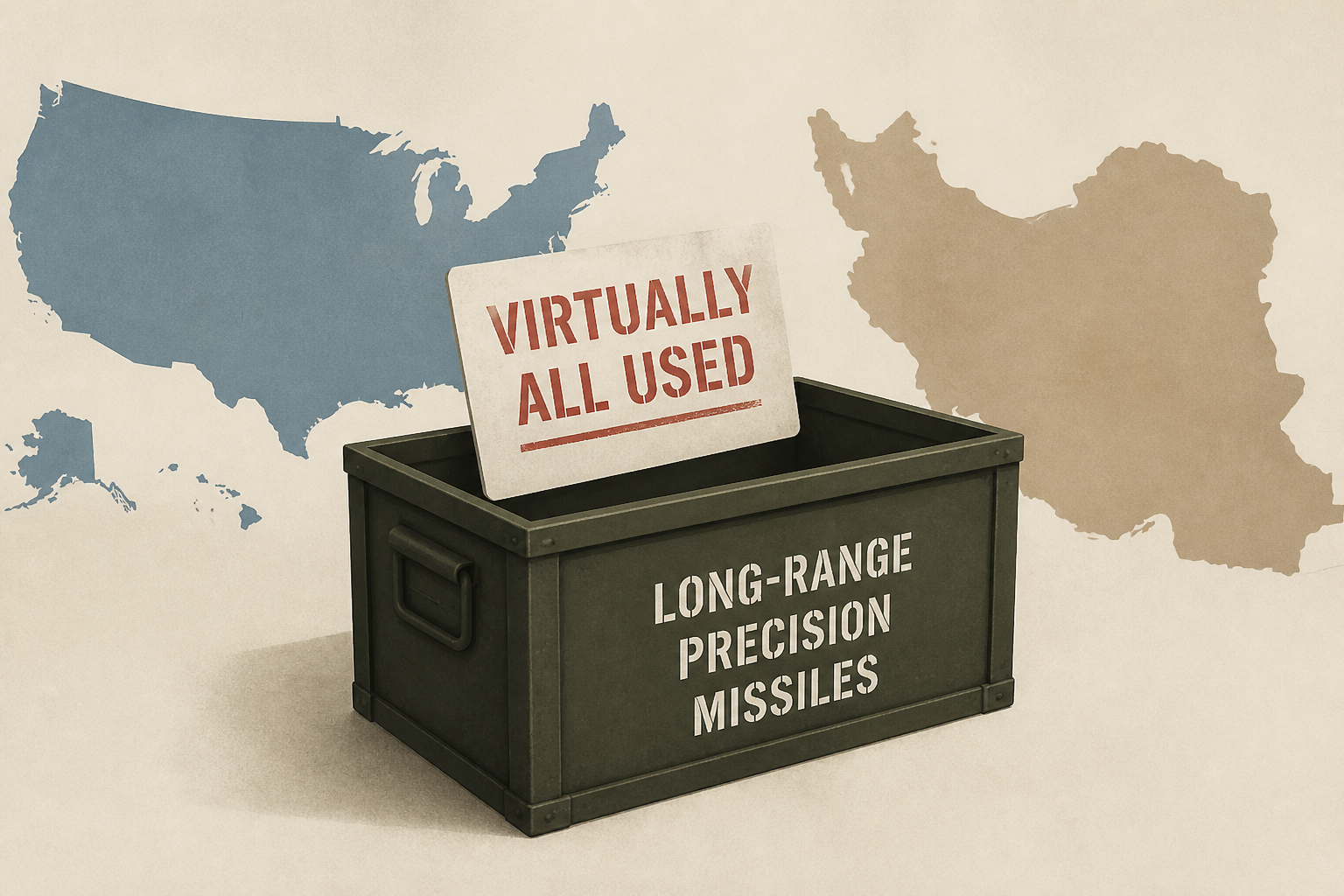 US used ‘virtually all’ long-range precision missiles during Iran war, sources say