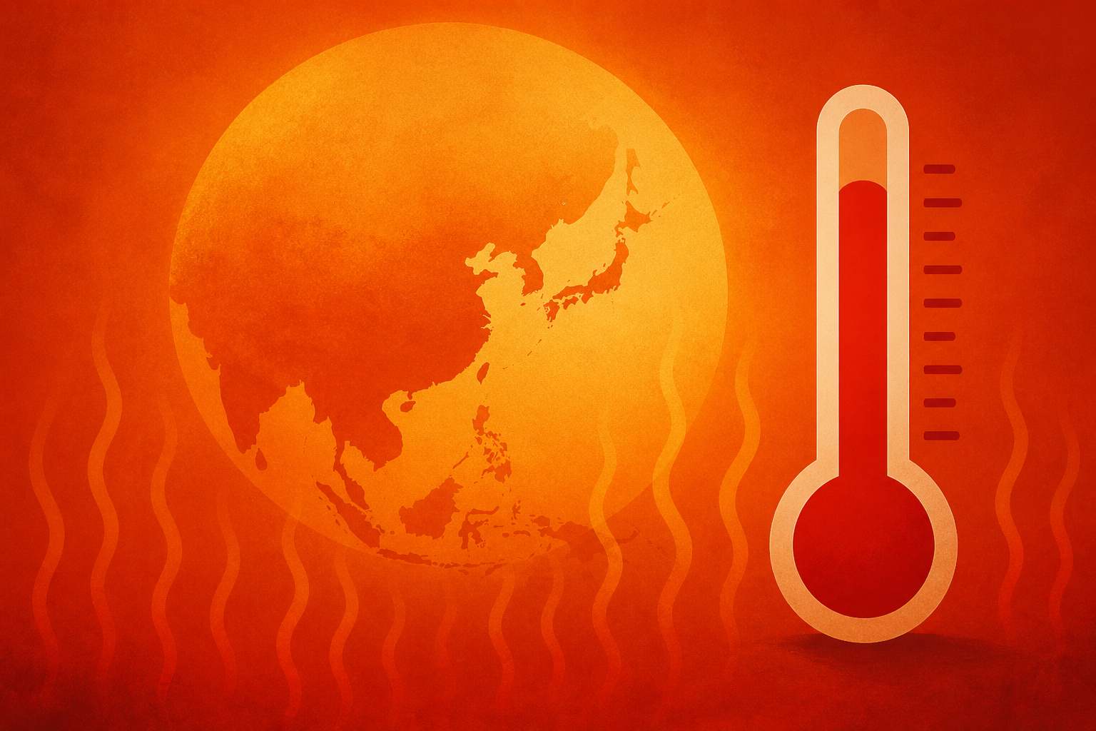 East Asia is baking in ‘cruelly hot’ summer